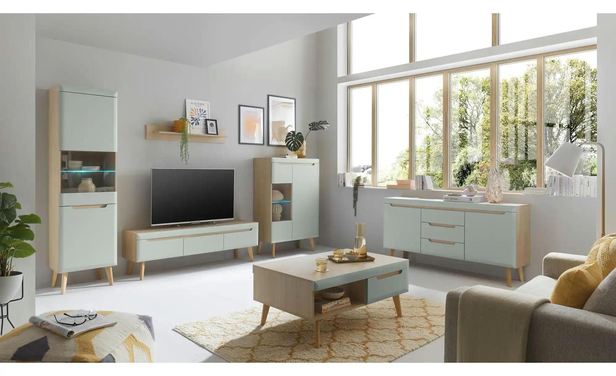 Thumbnail - Couchtisch Malaren ¦ grün ¦ Maße (cm): B: 107 H: 46 Tische > Couchtische > Couchtische rechteckig - Höffner