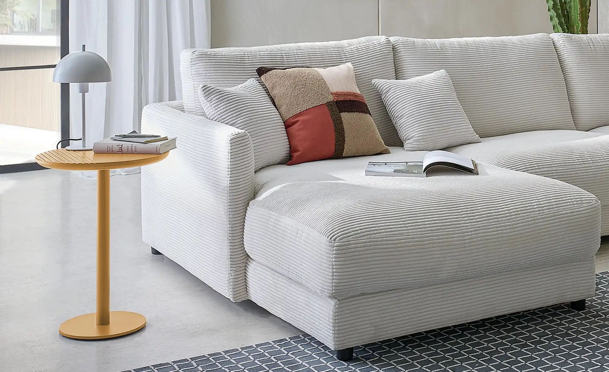 SCHÖNER WOHNEN Kollektion Couchtisch  Henri ¦ gelb ¦ Maße (cm): H: 55  Ø: 4 günstig online kaufen