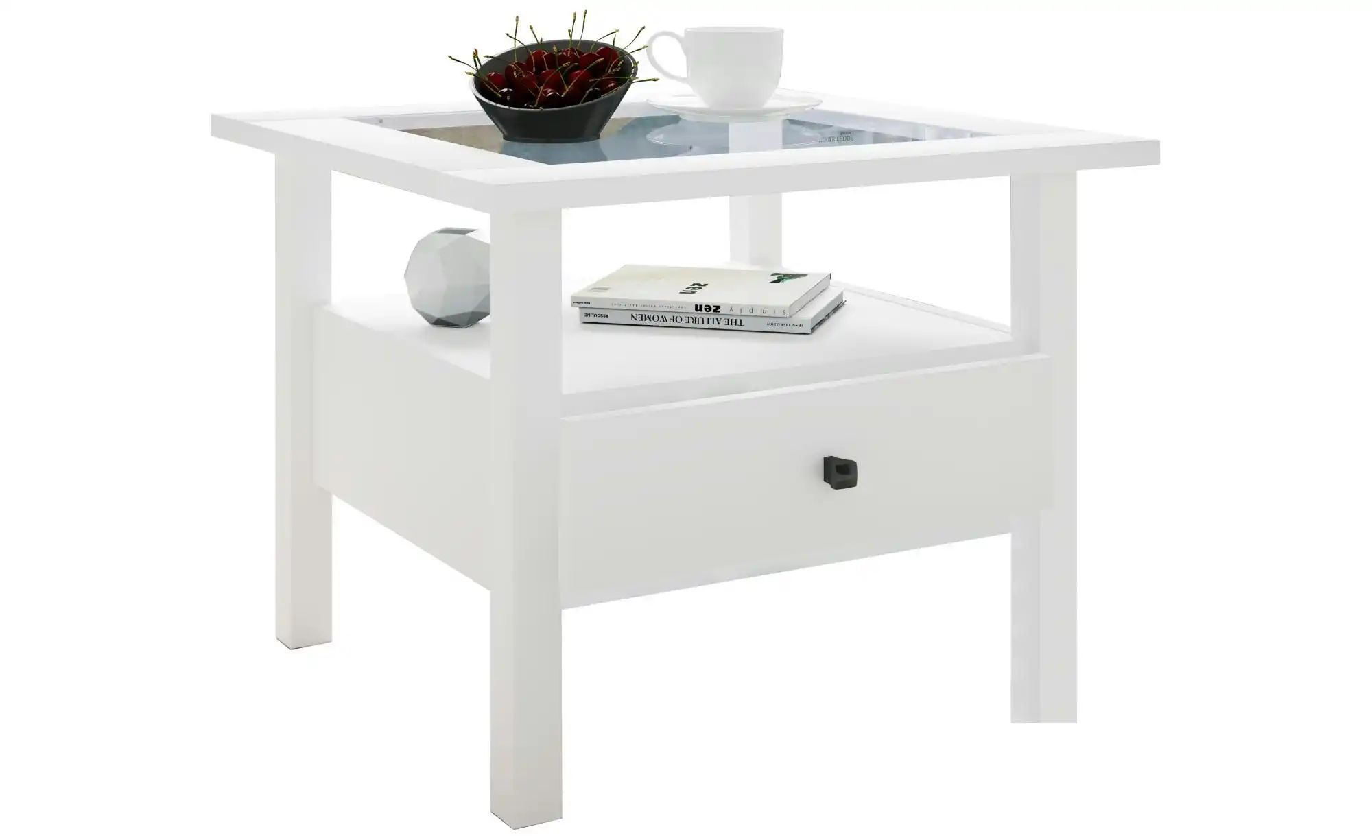 Thumbnail - Couchtisch Lingis ¦ weiß ¦ Maße (cm): B: 53,5 H: 42 Tische > Couchtische > Couchtische rechteckig - Höffner