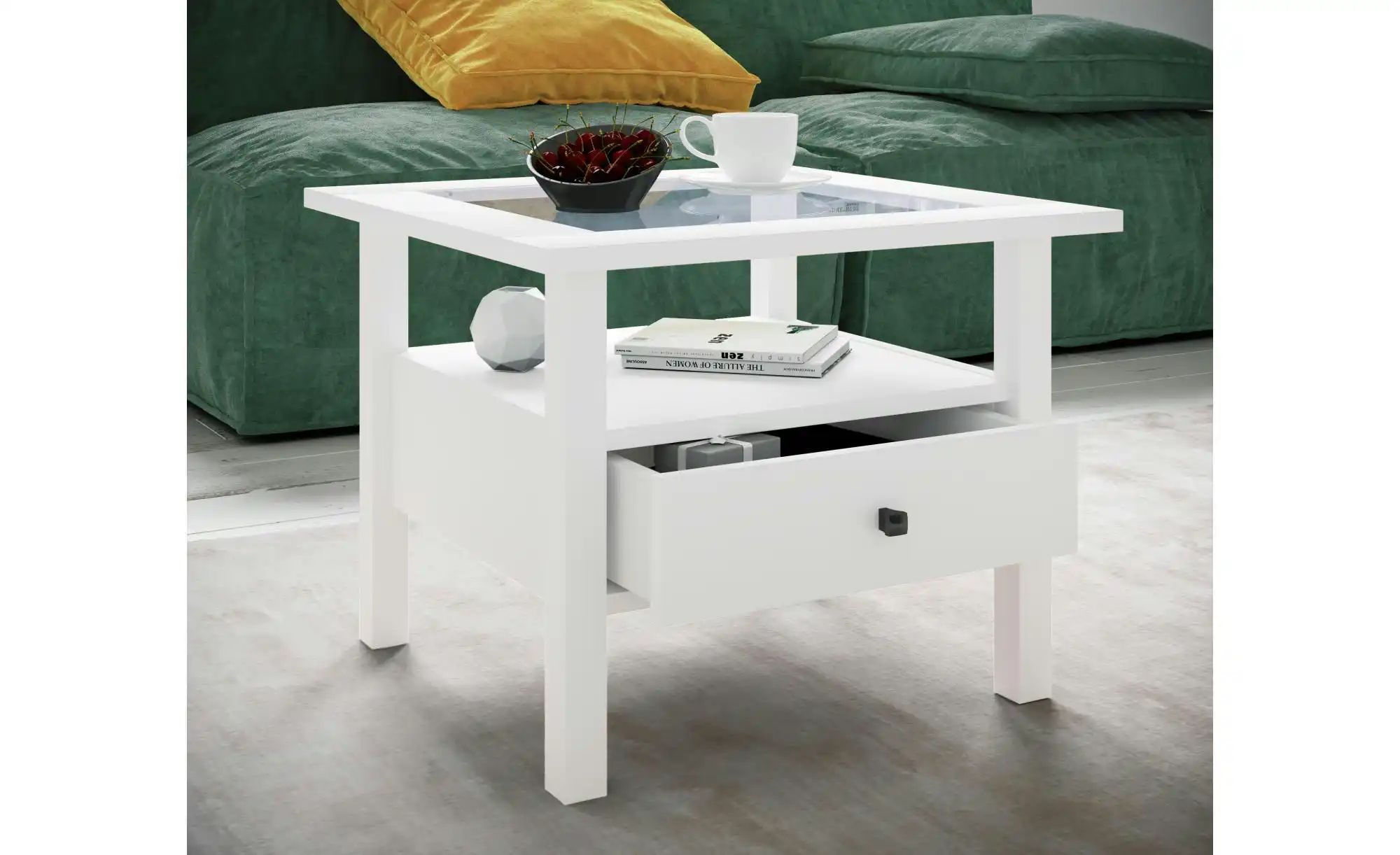 Thumbnail - Couchtisch Lingis ¦ weiß ¦ Maße (cm): B: 53,5 H: 42 Tische > Couchtische > Couchtische rechteckig - Höffner