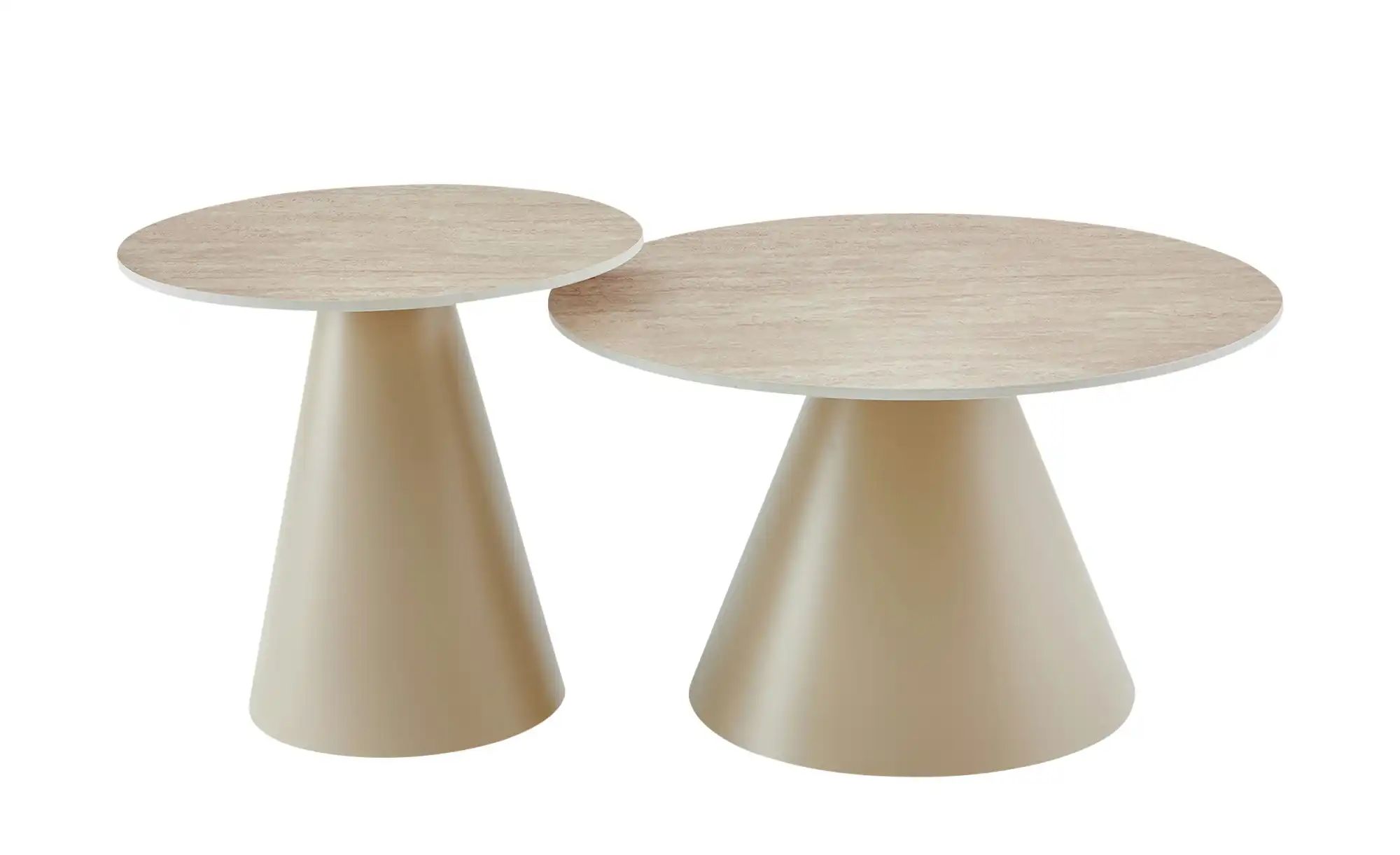 Couchtisch 2er Set  Tronchetto ¦ beige ¦ Maße (cm): H: 41  Ø: 70 Tische > C günstig online kaufen