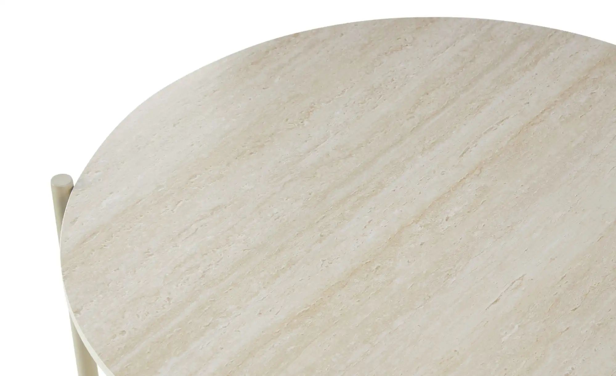Couchtisch  Basiluzzo ¦ beige ¦ Maße (cm): H: 40  Ø: 60 Tische > Couchtisch günstig online kaufen