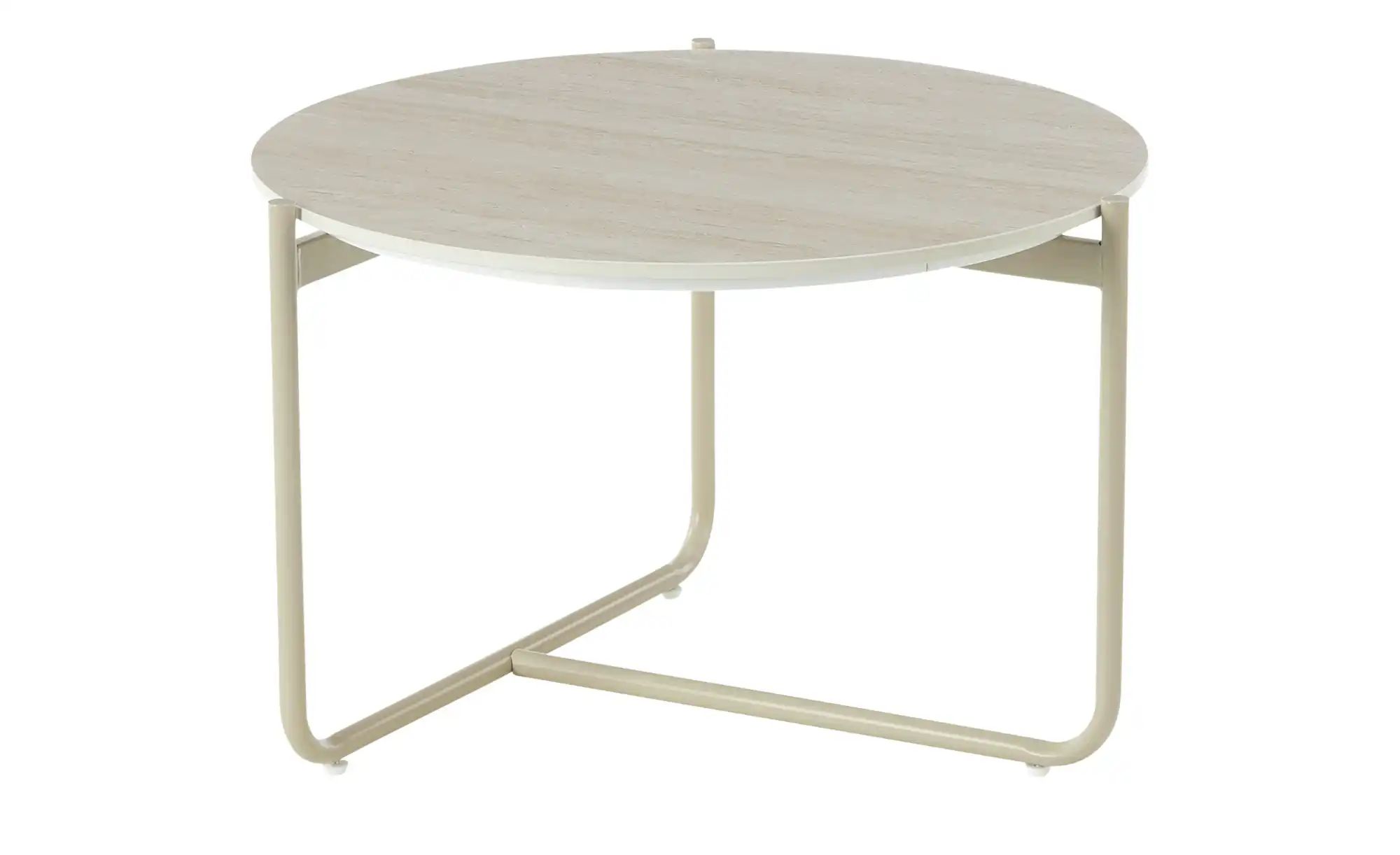 Couchtisch  Basiluzzo ¦ beige ¦ Maße (cm): H: 40  Ø: 60 Tische > Couchtisch günstig online kaufen