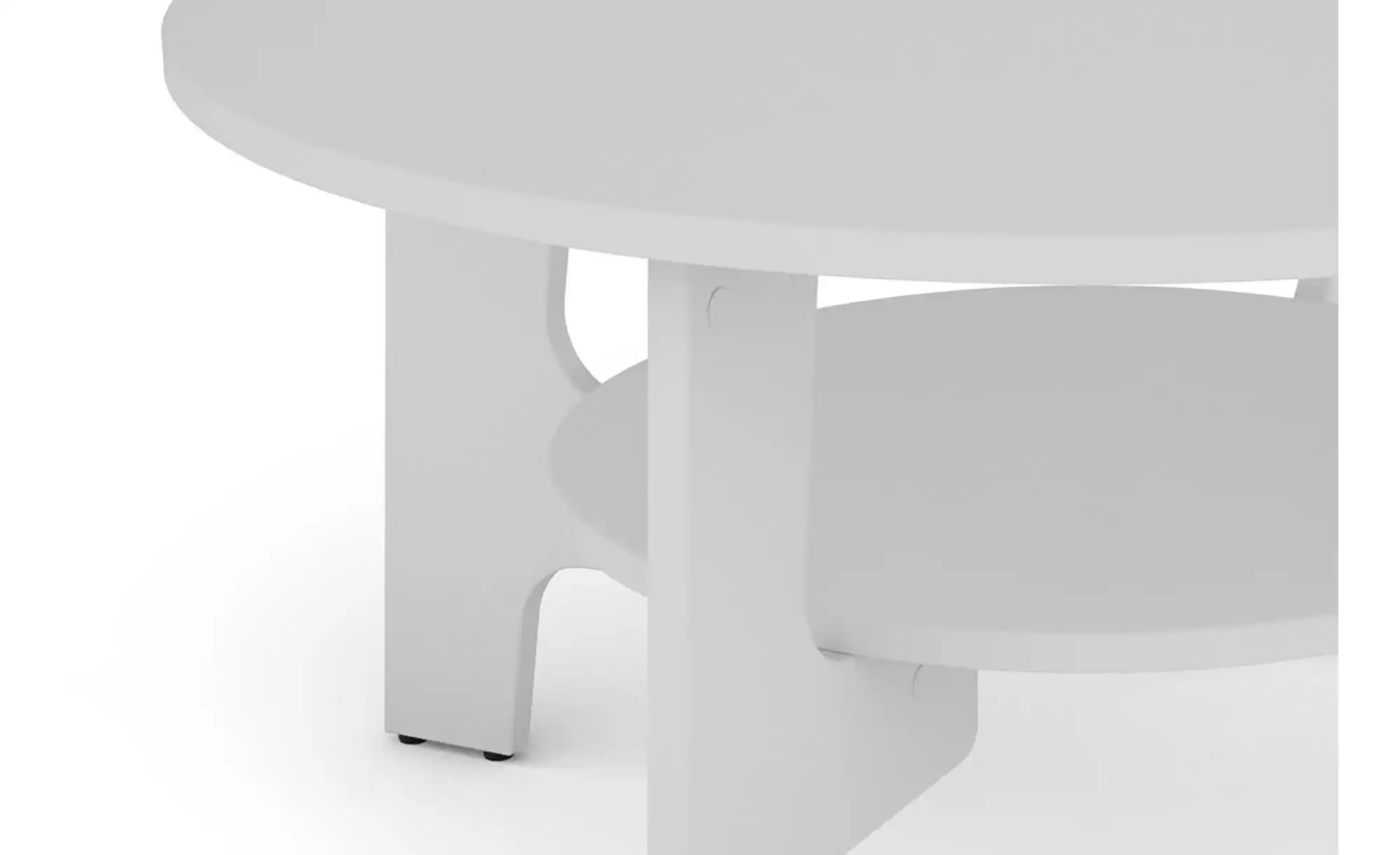 by Living Couchtisch  Jonny ¦ weiß ¦ Maße (cm): B: 80 H: 42,5 Tische > Couc günstig online kaufen