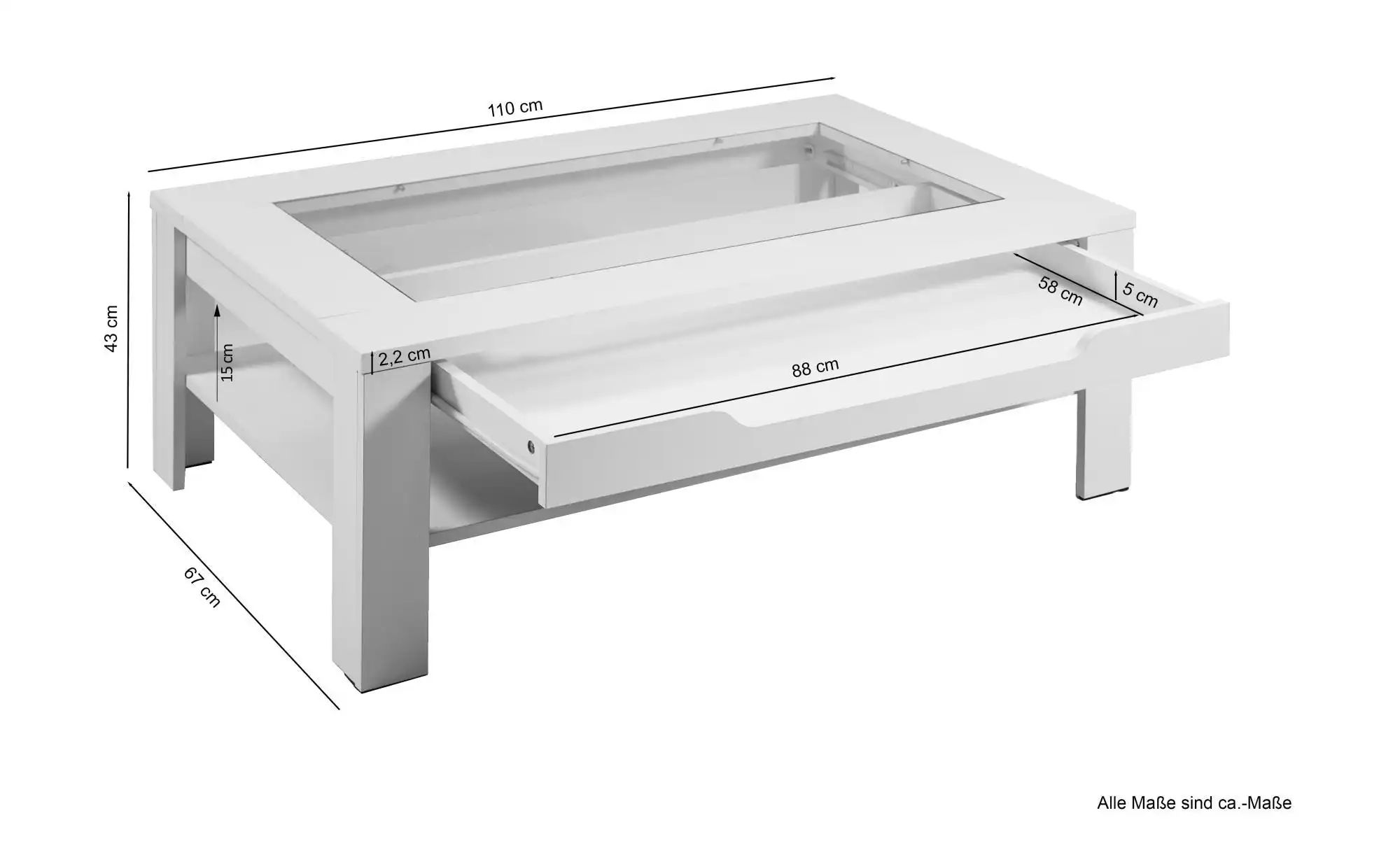 Couchtisch  Ralph ¦ braun ¦ Maße (cm): B: 67 H: 43 Tische > Couchtische > C günstig online kaufen