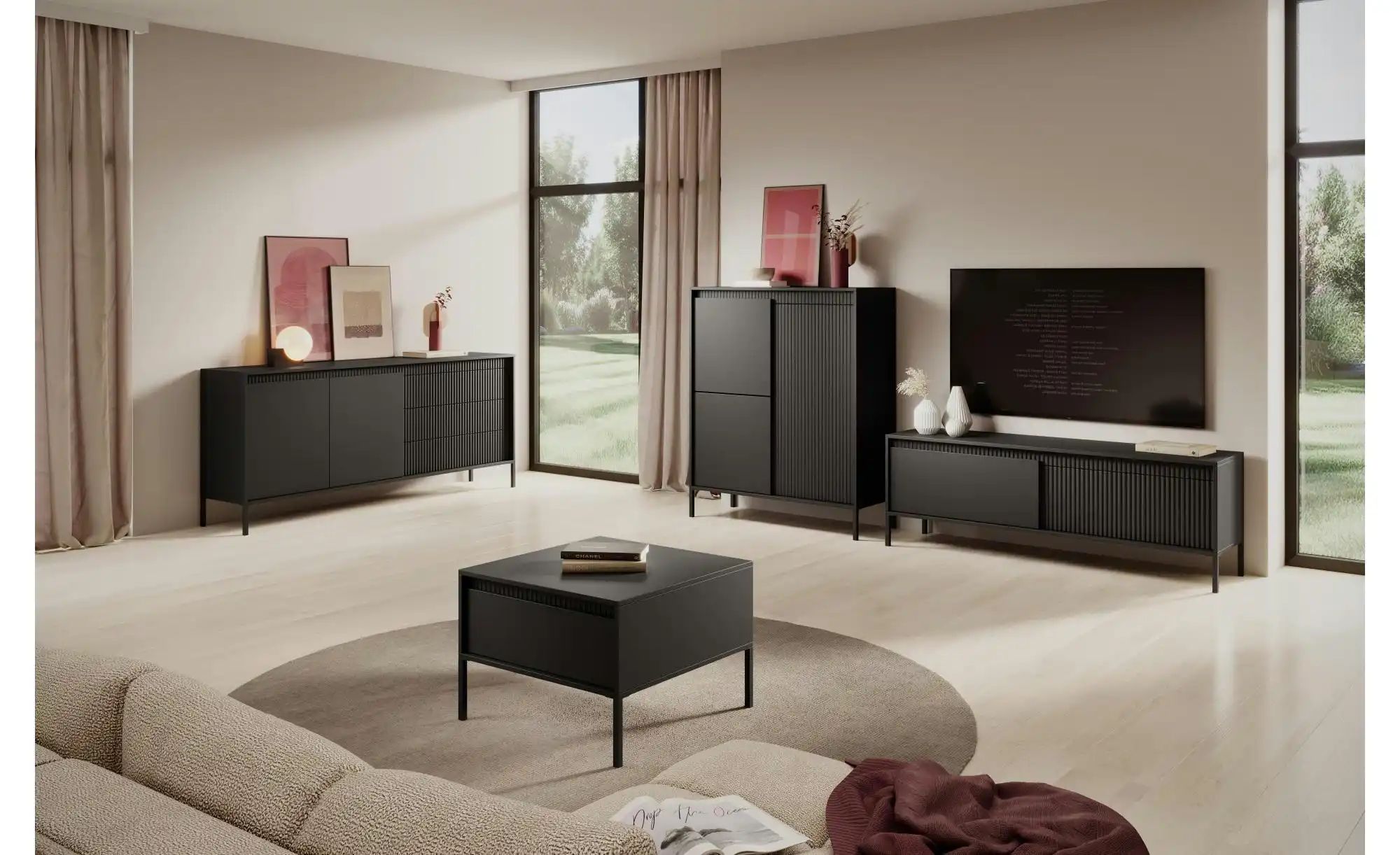 Couchtisch   ¦ schwarz ¦ Maße (cm): B: 68 H: 48 Tische > Couchtische > Couc günstig online kaufen