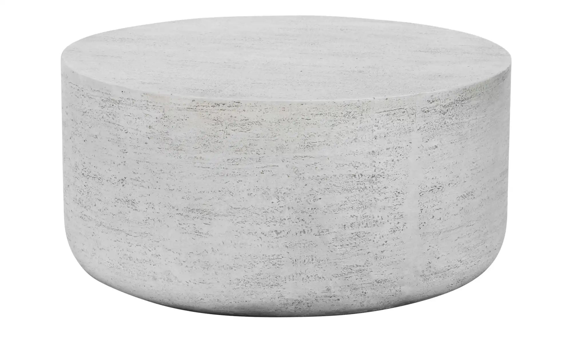Couchtisch  Travertino ¦ grau ¦ Maße (cm): H: 40  Ø: 80 Tische > Couchtisch günstig online kaufen