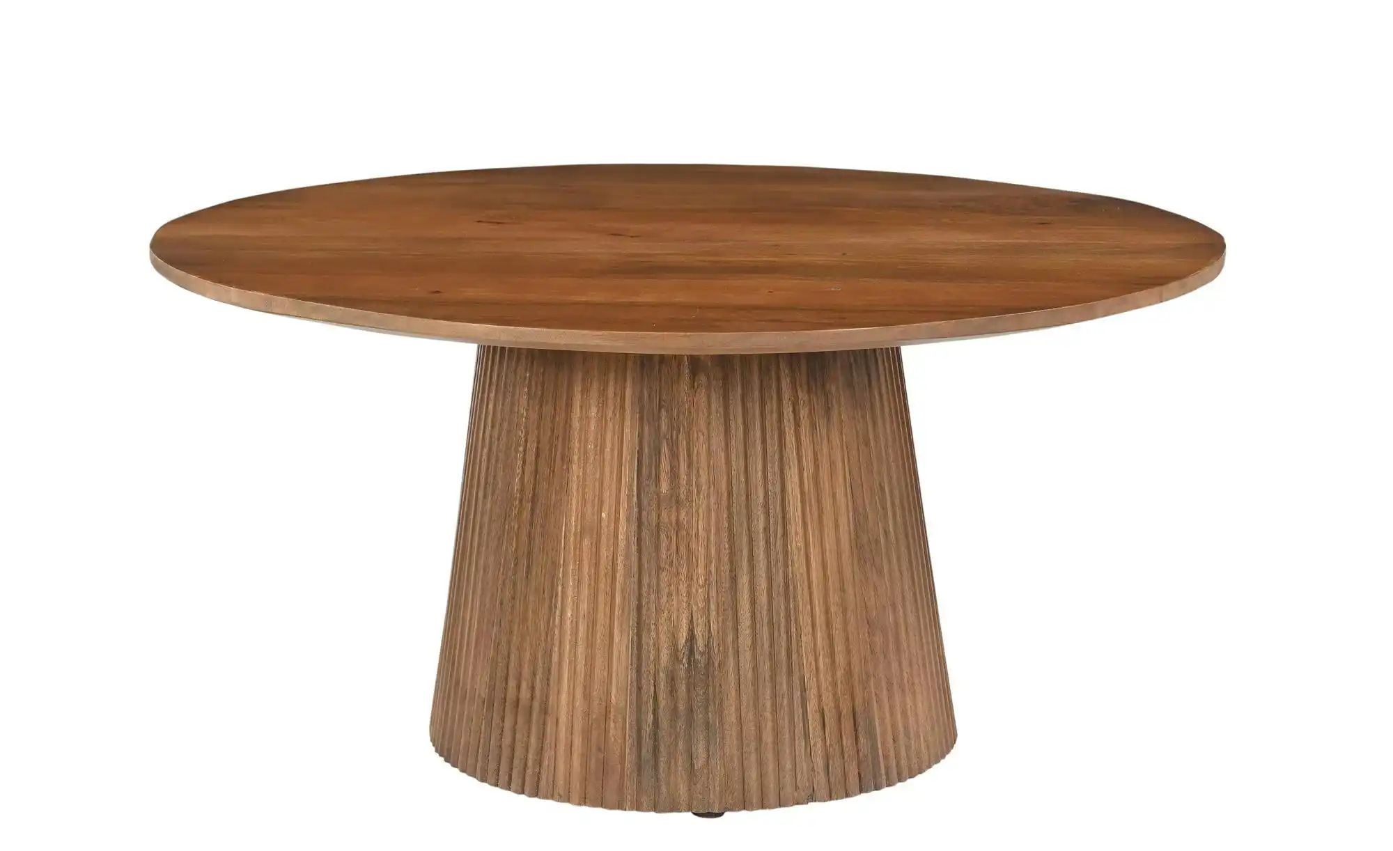 Couchtisch  Mango Natural ¦ holzfarben ¦ Maße (cm): H: 38  Ø: 80 Tische > C günstig online kaufen