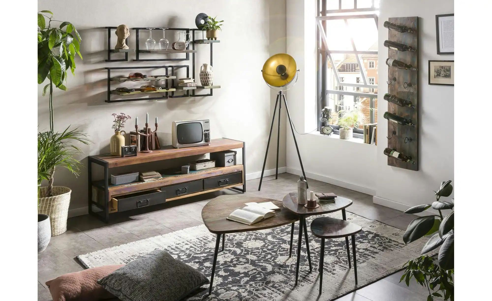 Thumbnail - Couchtisch Riverboat ¦ mehrfarbig ¦ Maße (cm): B: 50 H: 49 Tische > Couchtische > Couchtisch Massivholz - Höffner