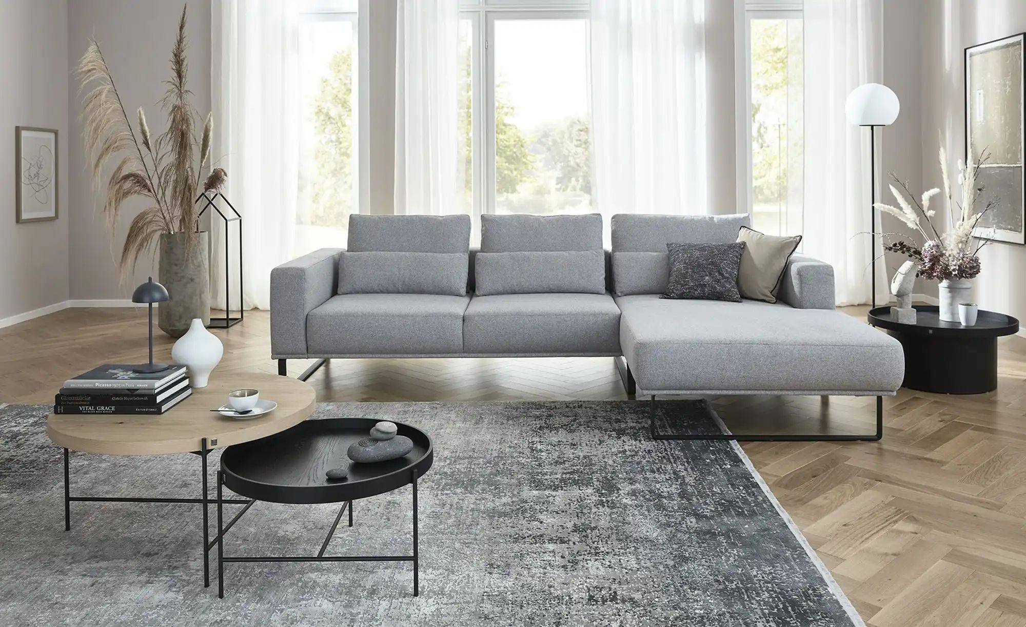 Musterring Couchtisch  JustB! ¦ schwarz ¦ Maße (cm): H: 37  Ø: 63 Tische > günstig online kaufen