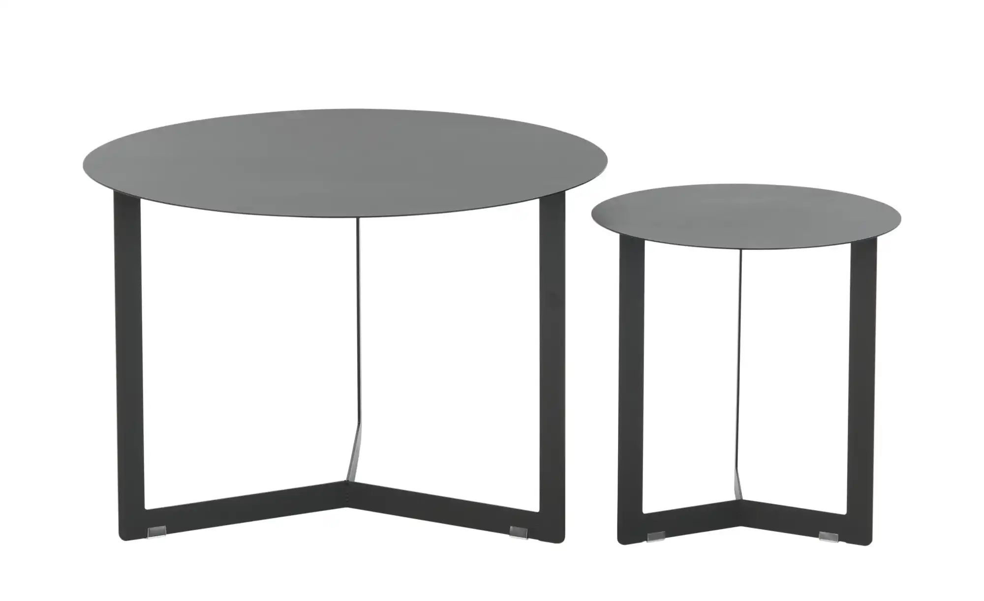 Love it Couchtisch 2er-Set  Palmaria ¦ schwarz ¦ Maße (cm): H: 45  Ø: 65 Ti günstig online kaufen
