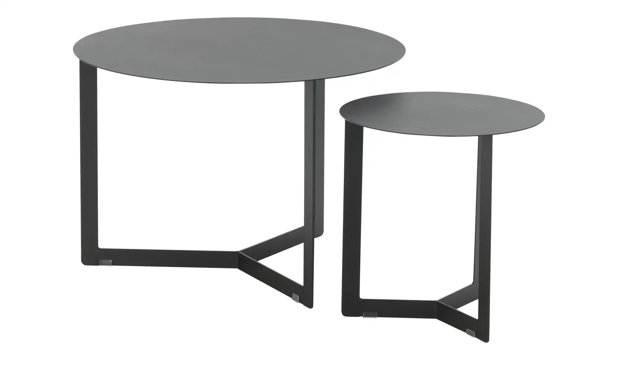 Love it Couchtisch 2er-Set  Palmaria ¦ schwarz ¦ Maße (cm): H: 45  Ø: 65 Ti günstig online kaufen