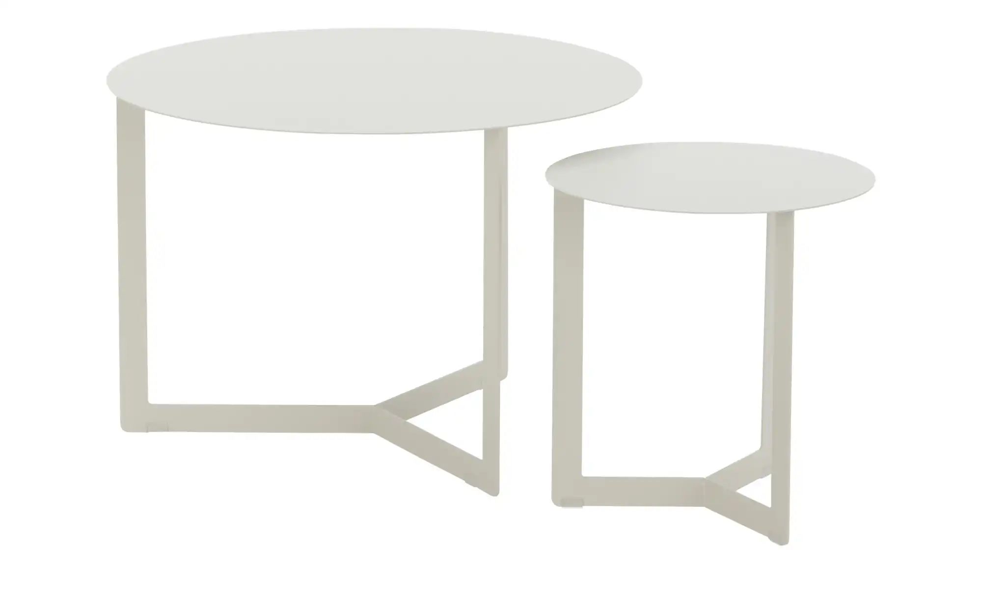 Love it Couchtisch 2er-Set  Palmaria ¦ beige ¦ Maße (cm): H: 45  Ø: 65 Tisc günstig online kaufen