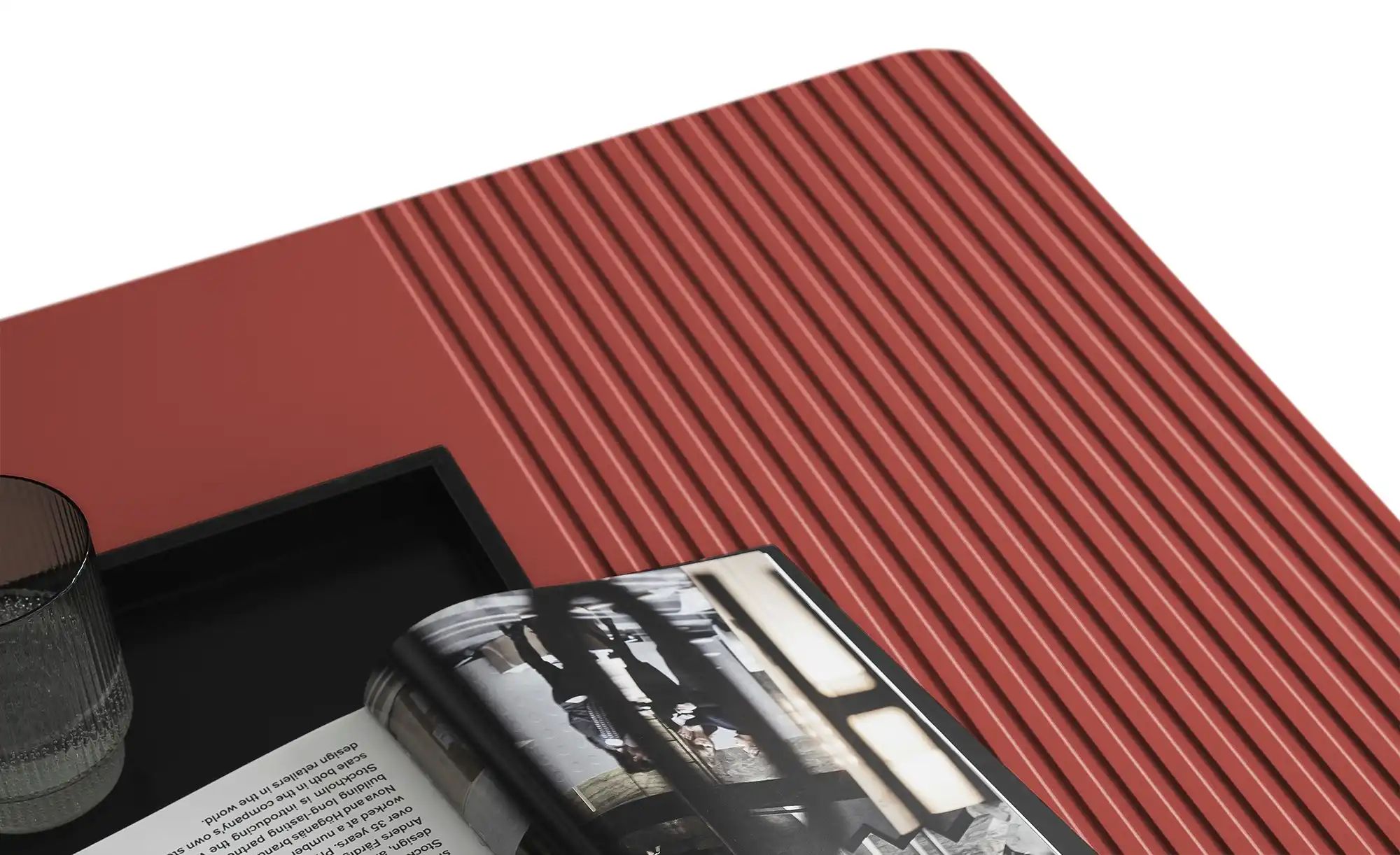 SCHÖNER WOHNEN Kollektion Couchtisch  Henri ¦ rot ¦ Maße (cm): B: 80 H: 45 günstig online kaufen