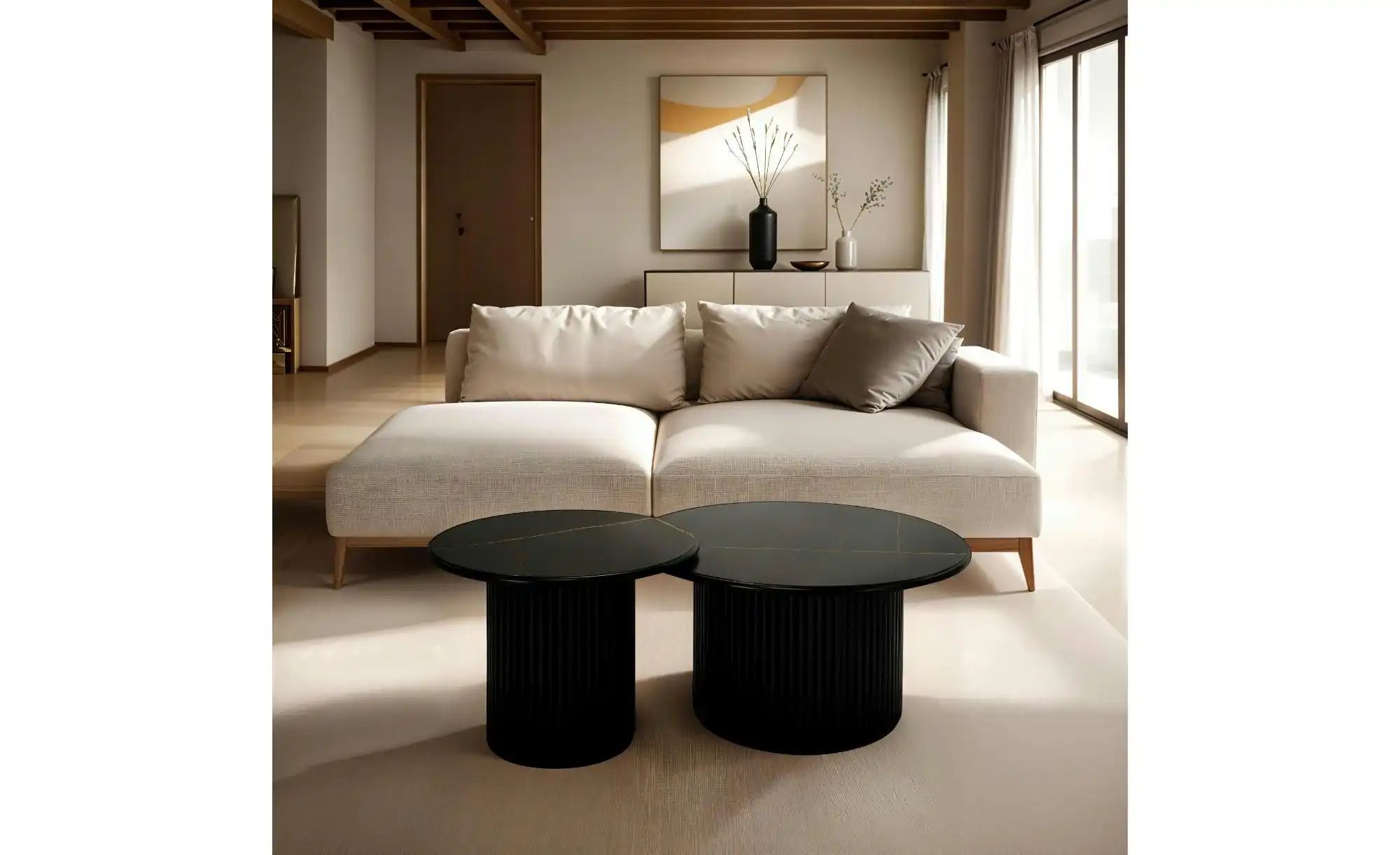 Thumbnail - Furnhouse Couchtisch Easy ¦ schwarz ¦ Maße (cm): H: 45 Ø: 60 Tische > Couchtische > Couchtische rund - Höffner