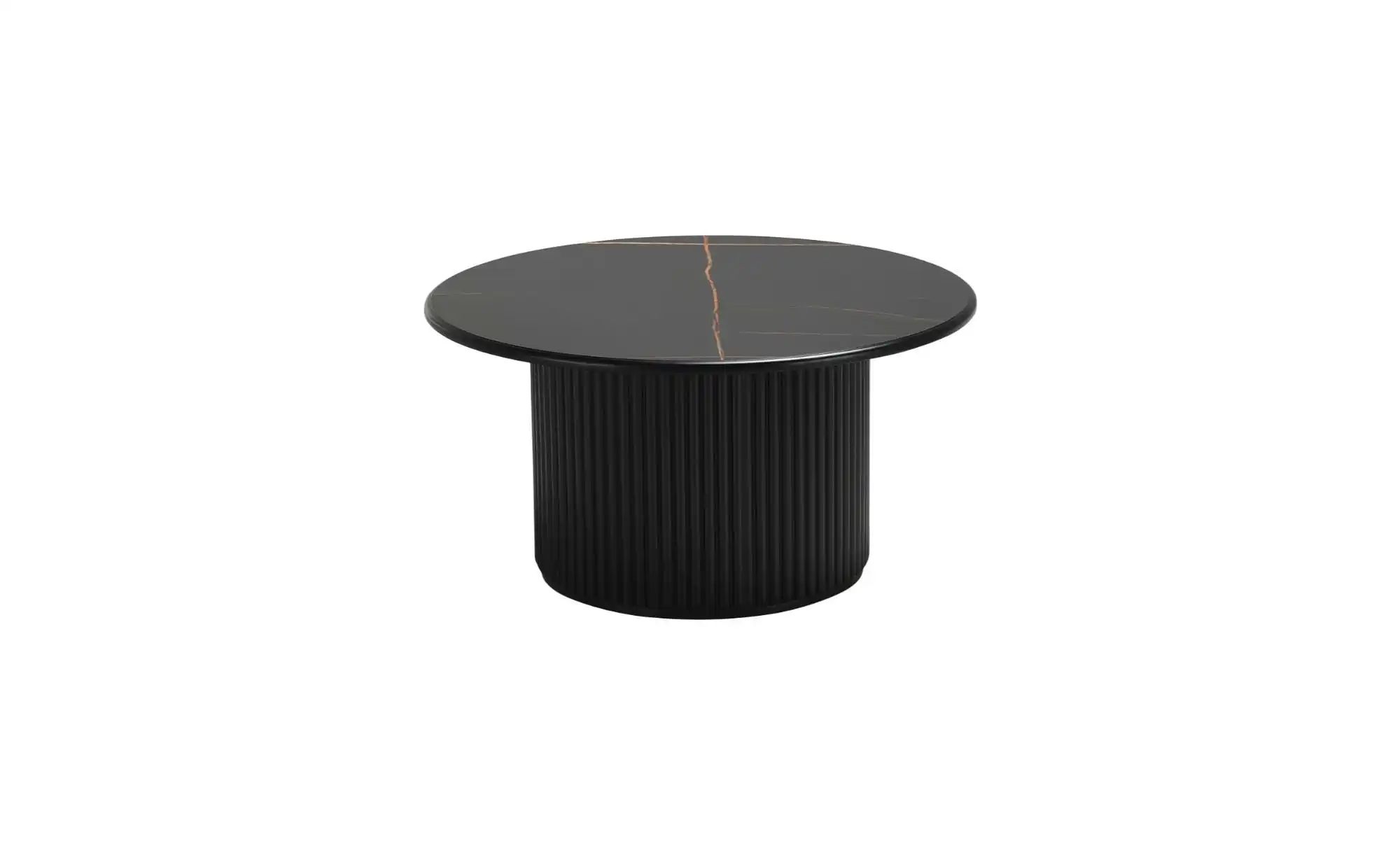 Furnhouse Couchtisch  Easy ¦ schwarz ¦ Maße (cm): H: 42  Ø: 80 Tische > Cou günstig online kaufen