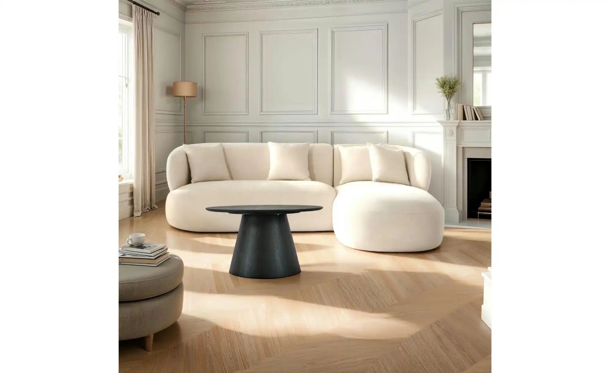 Thumbnail - Furnhouse Couchtisch  Tango ¦ schwarz ¦ Maße (cm): B: 80 H: 45  Ø: 80 Tische > Couchtische > Couchtische rund - Höffner