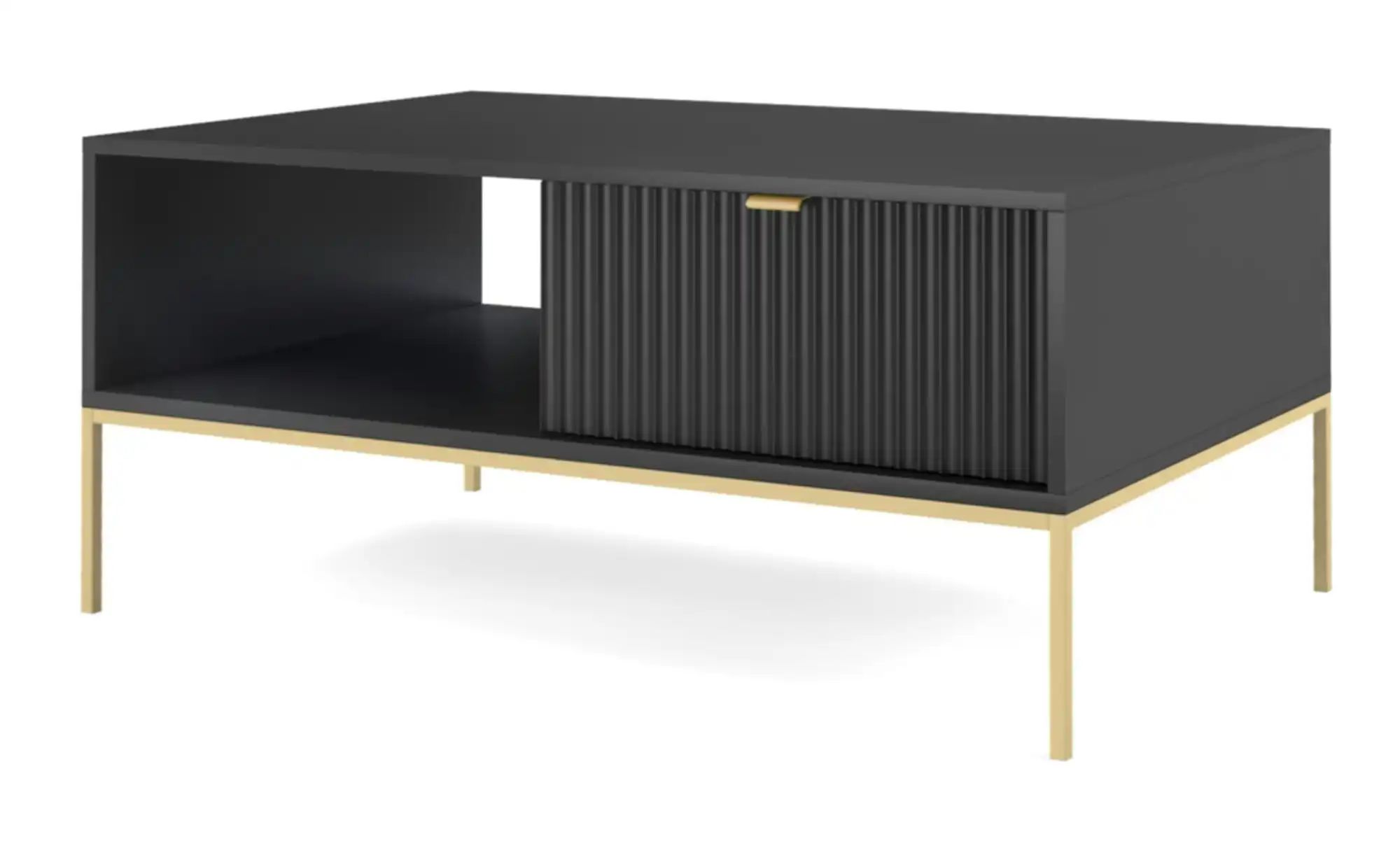 Selsey Couchtisch mit Schublade  Vellore ¦ schwarz ¦ Maße (cm): B: 68 H: 46 günstig online kaufen