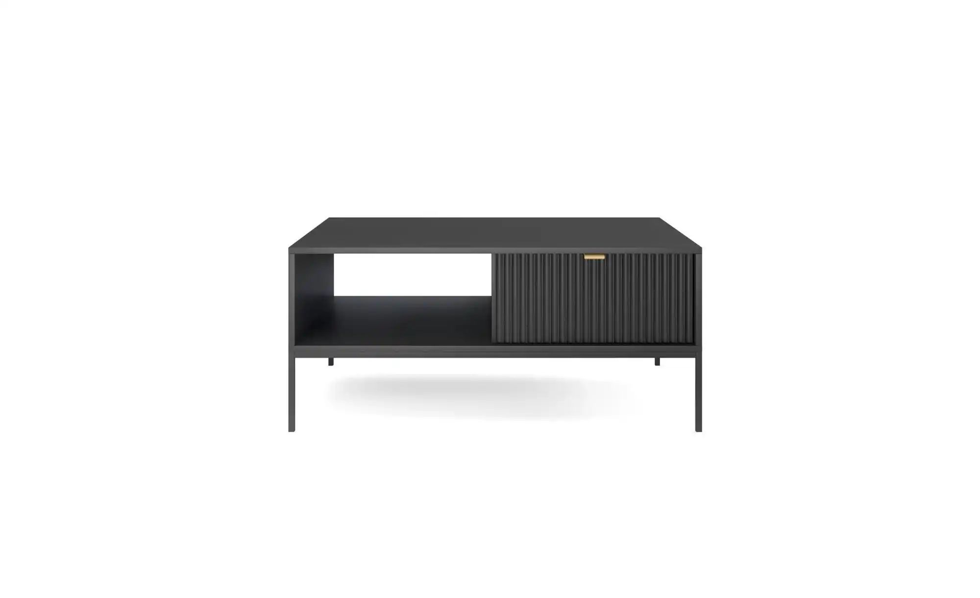 Selsey Couchtisch mit Schublade  Vellore ¦ schwarz ¦ Maße (cm): B: 68 H: 46 günstig online kaufen