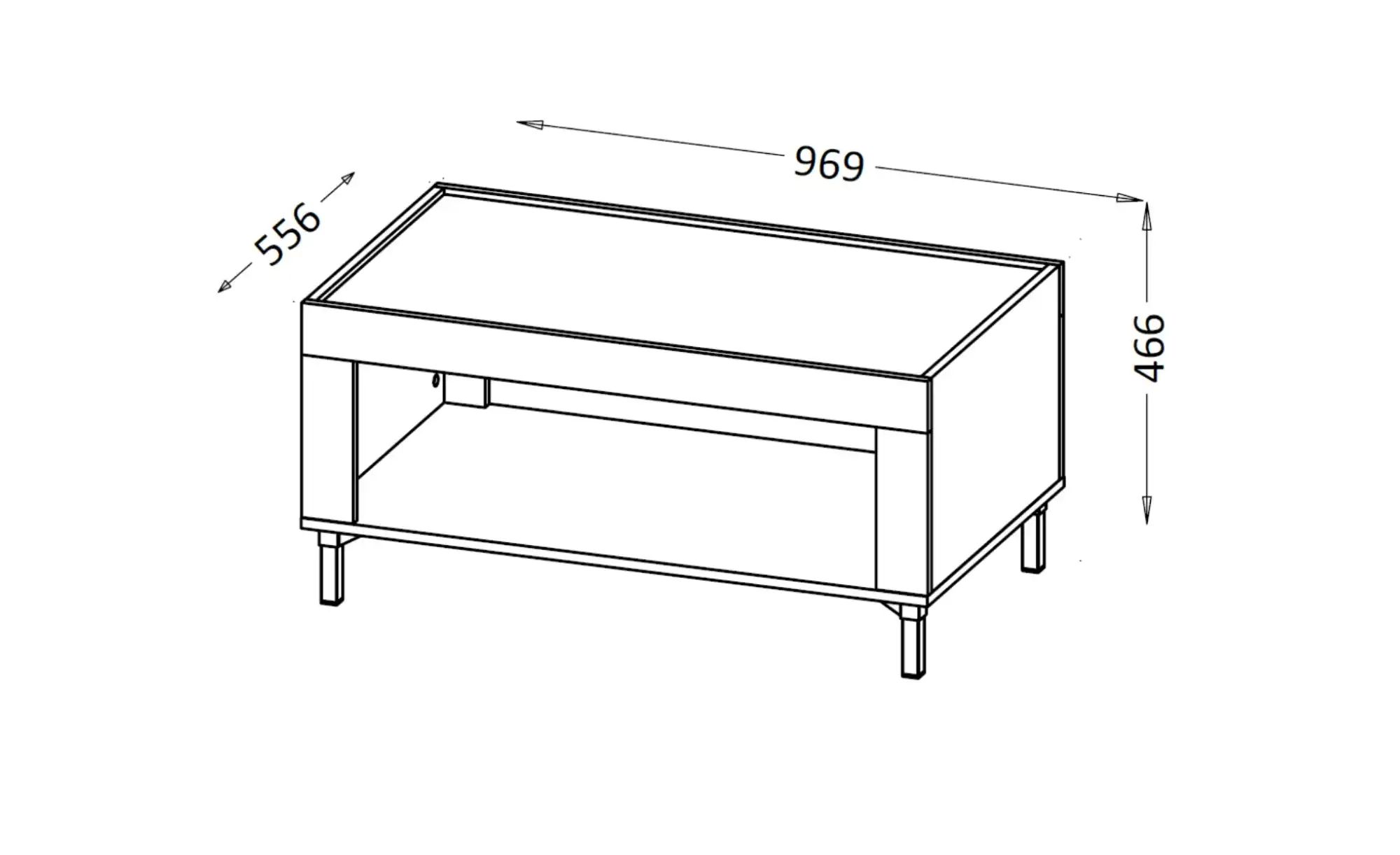 Couchtisch   ¦ beige ¦ Maße (cm): B: 97 H: 47 Tische > Couchtische > Coucht günstig online kaufen