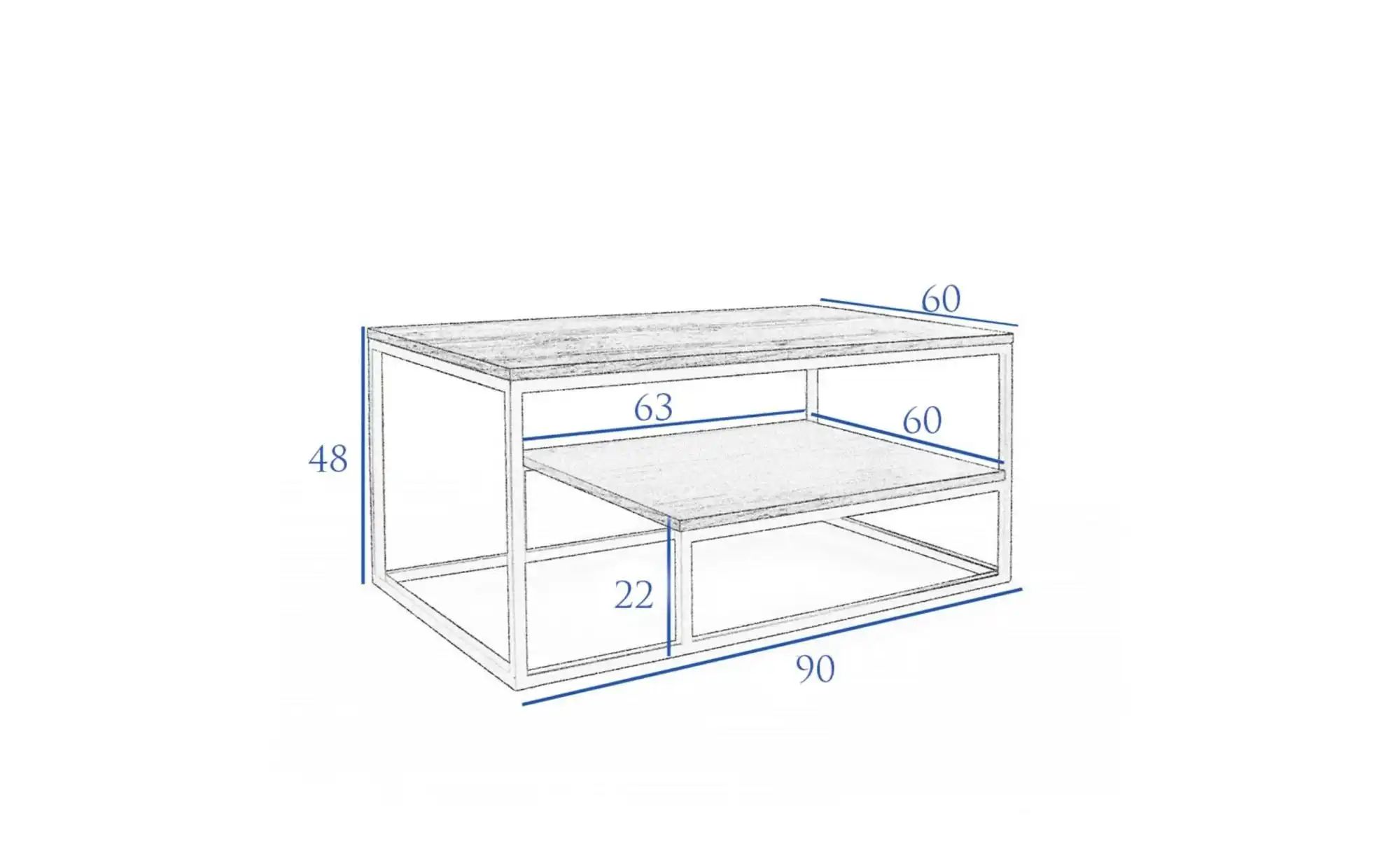 Couchtisch   ¦ braun ¦ Maße (cm): B: 90 H: 48 Tische > Couchtische > Coucht günstig online kaufen