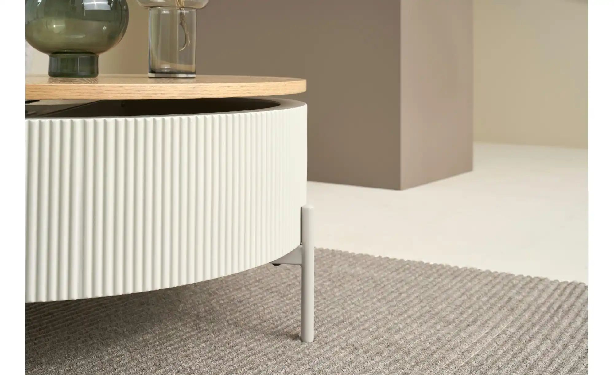 Thumbnail - SCHÖNER WOHNEN Kollektion Couchtisch  Heroy ¦ holzfarben ¦ Maße (cm): B: 80 H: 40 Tische > Couchtische > Couchtische run...