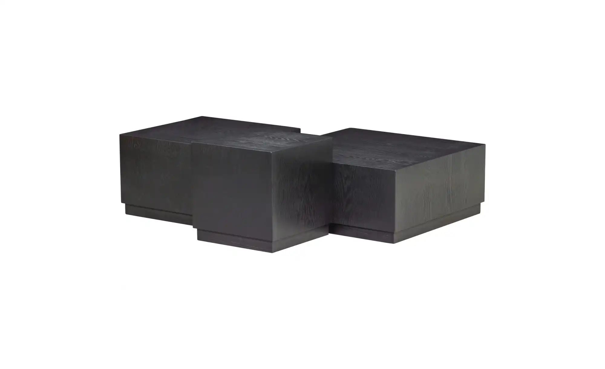 Thumbnail - WOOOD Couchtisch 3er-Set   ¦ schwarz ¦ Maße (cm): B: 70 H: 30 Tische > Couchtische > Couchtische rechteckig - Höffner