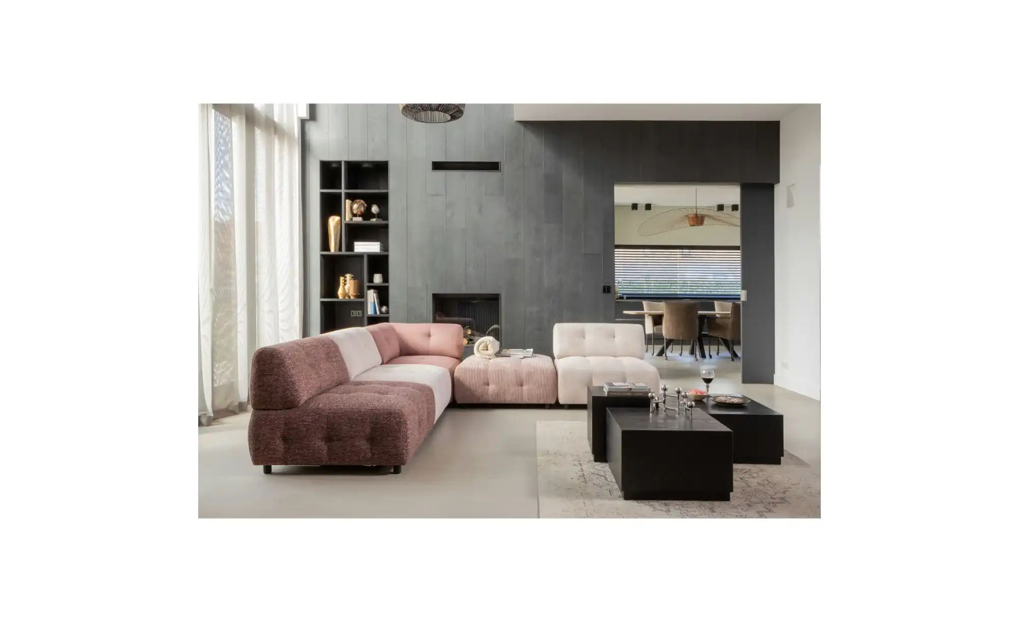 Thumbnail - WOOOD Couchtisch 3er-Set   ¦ schwarz ¦ Maße (cm): B: 70 H: 30 Tische > Couchtische > Couchtische rechteckig - Höffner