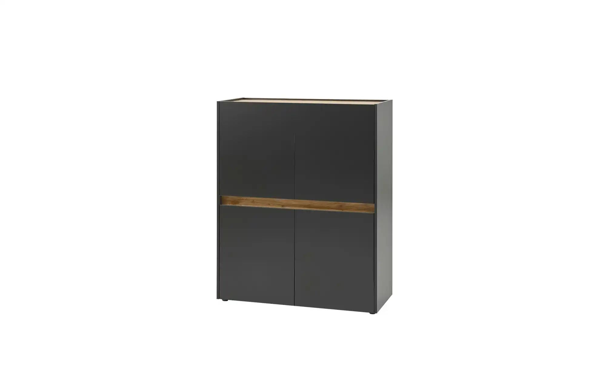 Highboard  Cande ¦ grau ¦ Maße (cm): B: 100 H: 40 Aktuelles > Schlafzimmer günstig online kaufen