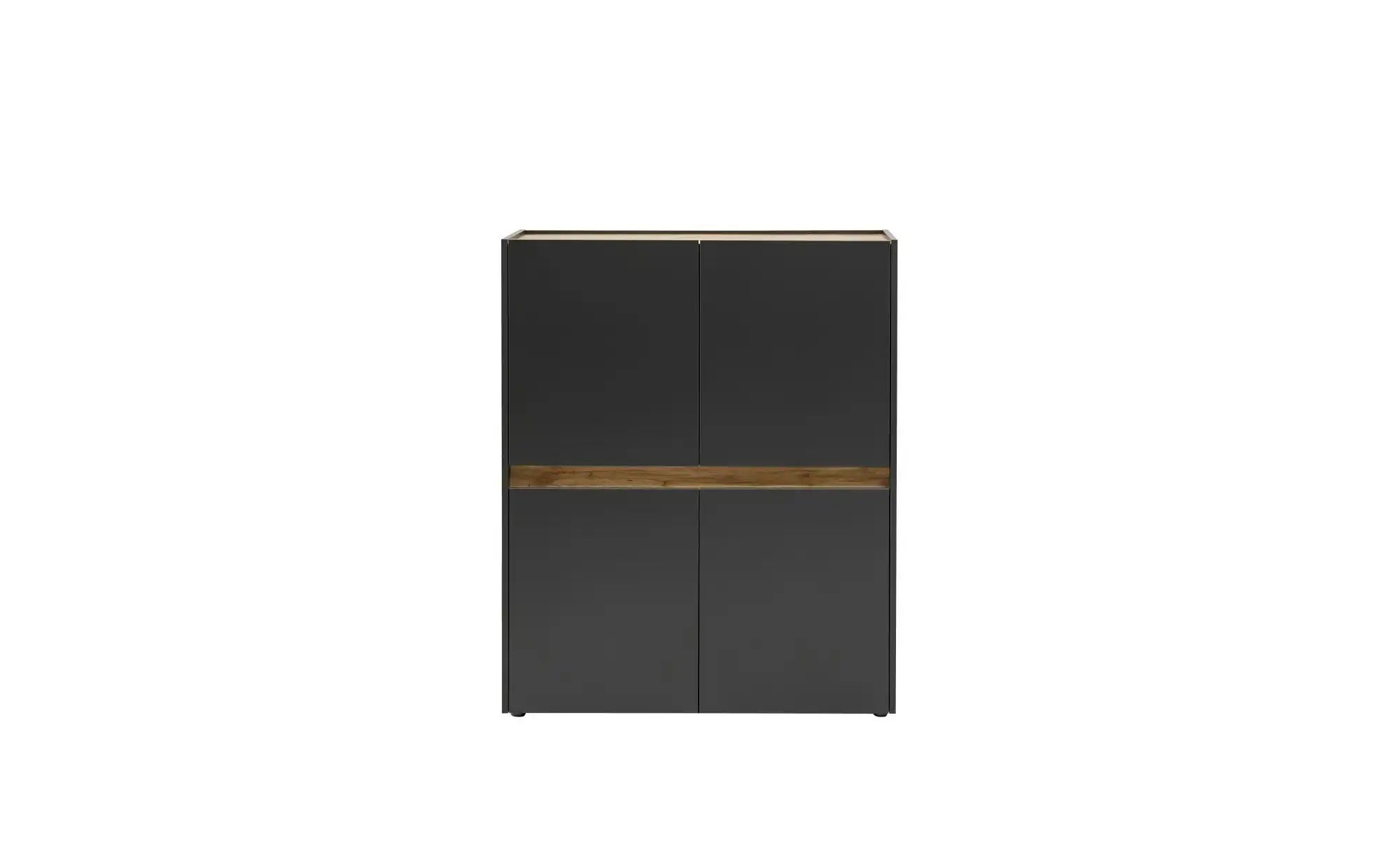 Highboard  Cande ¦ grau ¦ Maße (cm): B: 100 H: 40 Aktuelles > Schlafzimmer günstig online kaufen