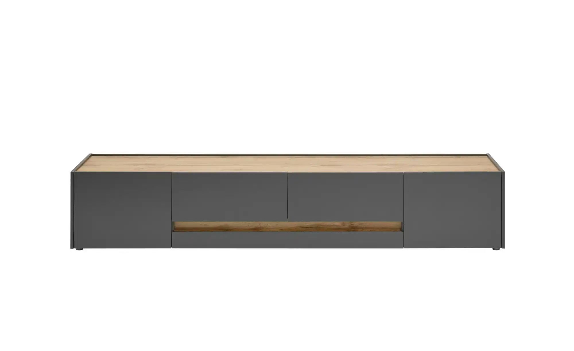 Lowboard  Cande ¦ grau ¦ Maße (cm): B: 220 H: 45 Kommoden & Sideboards > Lo günstig online kaufen