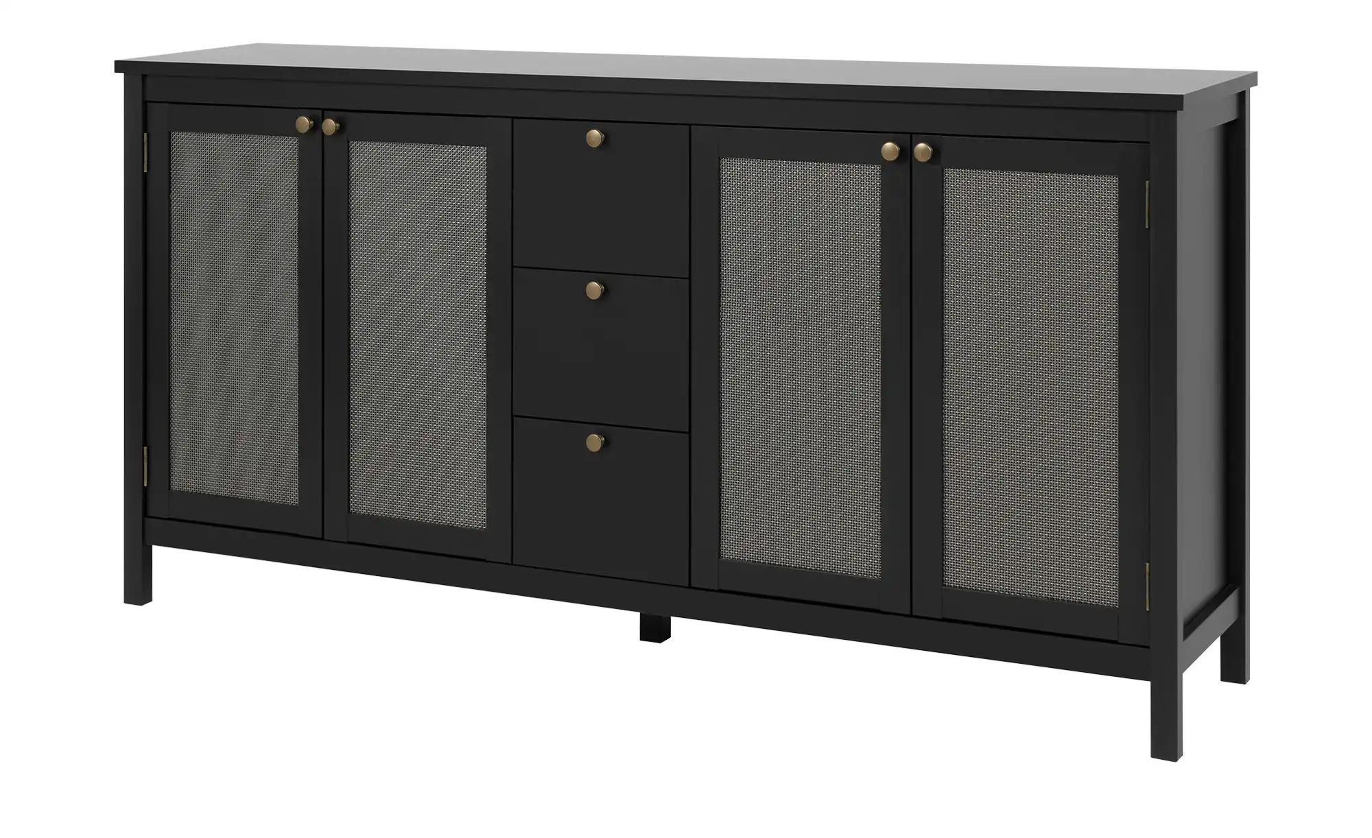 Sideboard  Corbara ¦ schwarz ¦ Maße (cm): B: 180 H: 90 T: 40.0 Kommoden & S günstig online kaufen