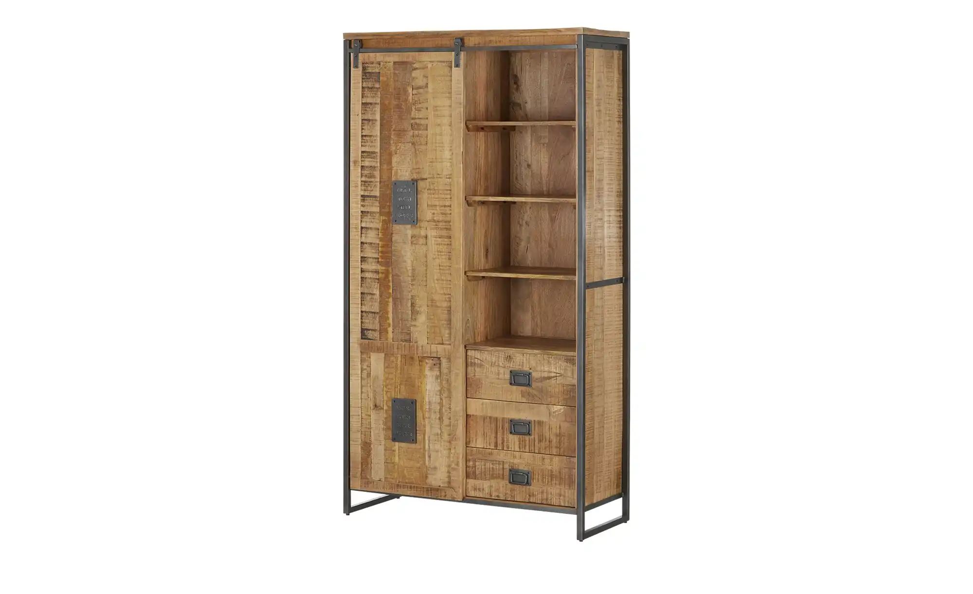 Mehrzweckschrank  Josha ¦ holzfarben ¦ Maße (cm): B: 110 H: 200 T: 45 Schrä günstig online kaufen