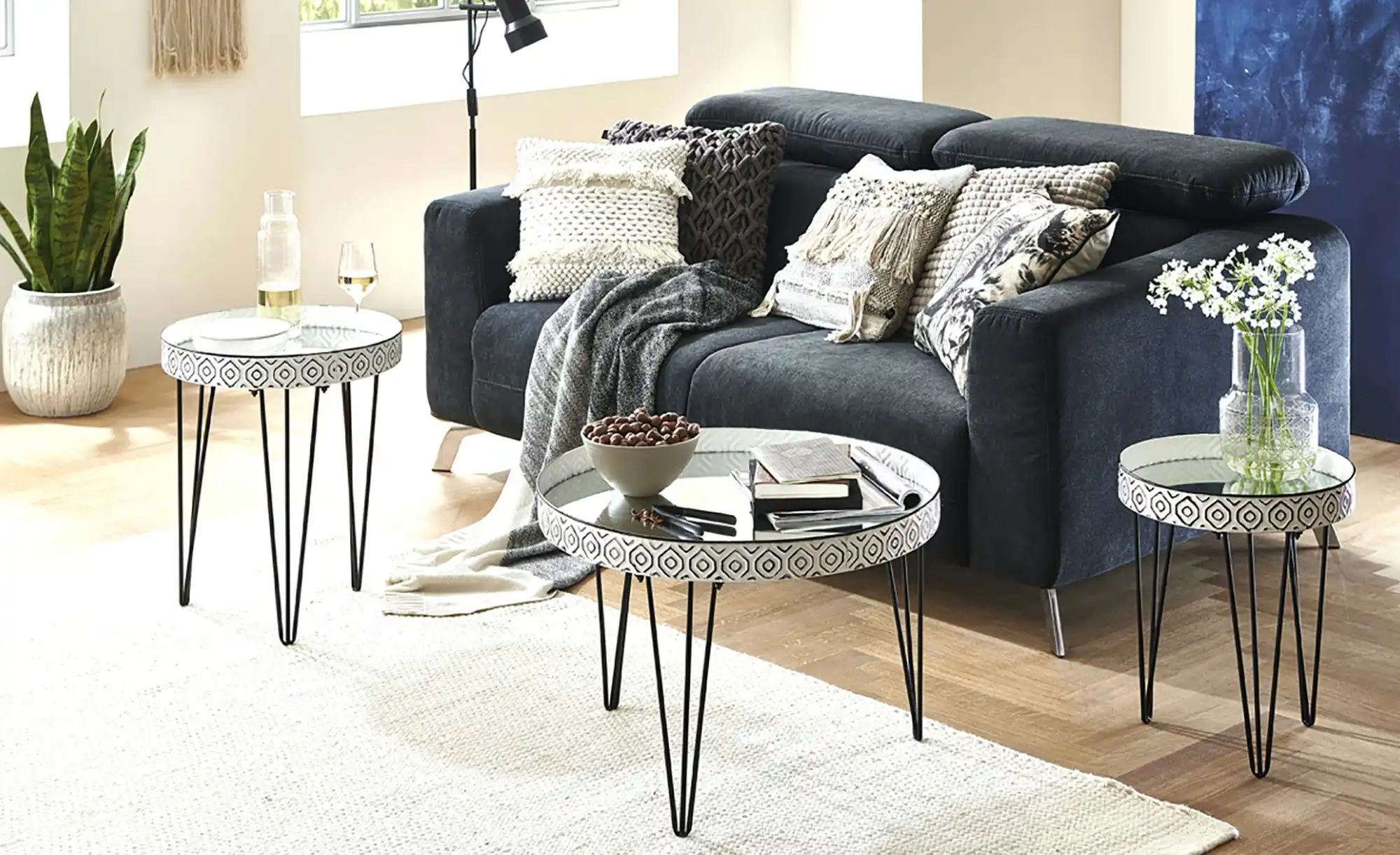 Thumbnail - Beistelltisch  Isca ¦ verspiegelt ¦ Maße (cm): H: 46  Ø: 39 Tische > Beistelltische > Beistelltische ohne Rollen - Höffn...