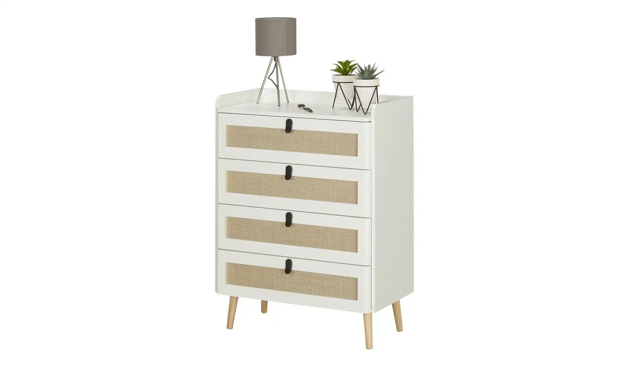 Kommode  Seveso ¦ weiß ¦ Maße (cm): B: 70 H: 93 T: 40 Kommoden & Sideboards günstig online kaufen