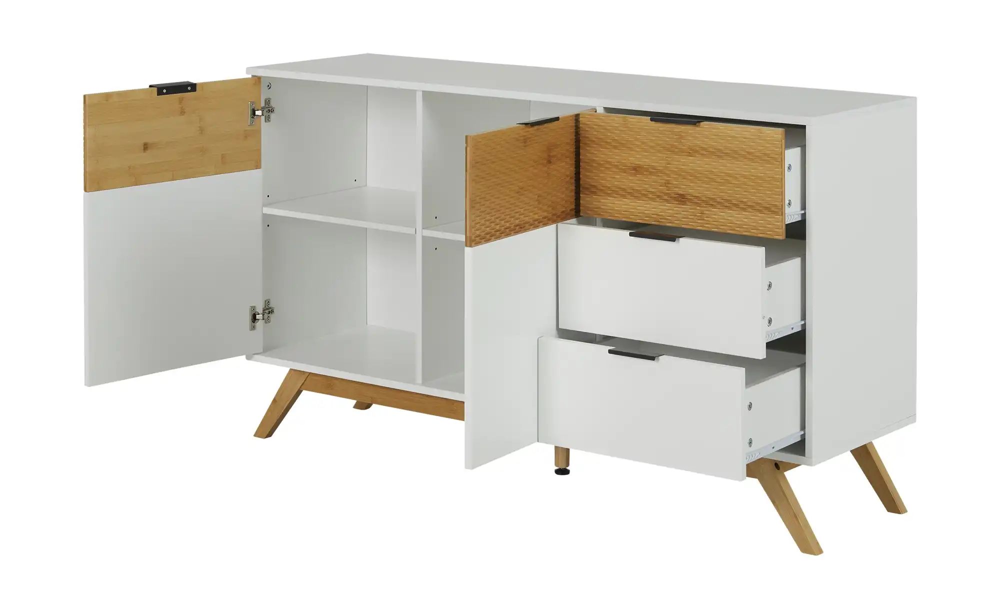 Kommode  Nanto ¦ weiß ¦ Maße (cm): B: 140 H: 80 T: 40.0 Kommoden & Sideboar günstig online kaufen