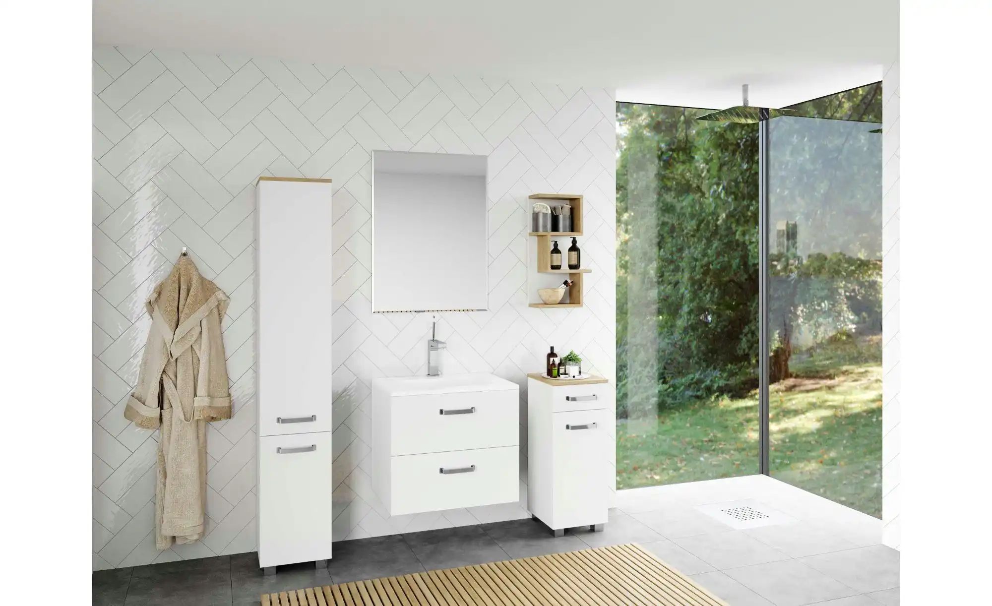 Thumbnail - Wandregal   ¦ weiß ¦ Maße (cm): B: 30 H: 60 Regale > Standregale - Höffner