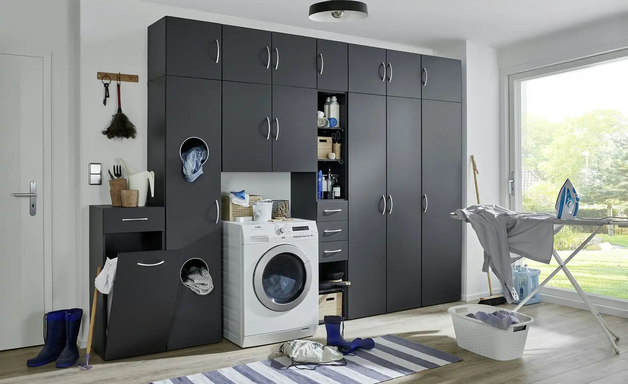 Regal  Multiraumkonzept ¦ grau ¦ Maße (cm): B: 30 H: 185 T: 40.0 Regale > S günstig online kaufen