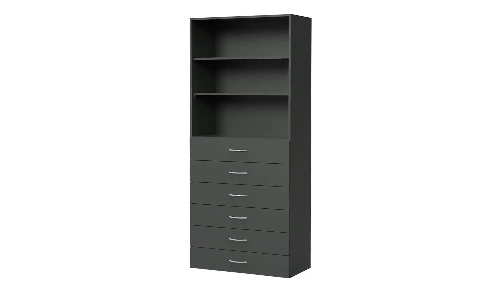 Regal  Multiraumkonzept ¦ grau ¦ Maße (cm): B: 80 H: 185 T: 40.0 Regale > S günstig online kaufen
