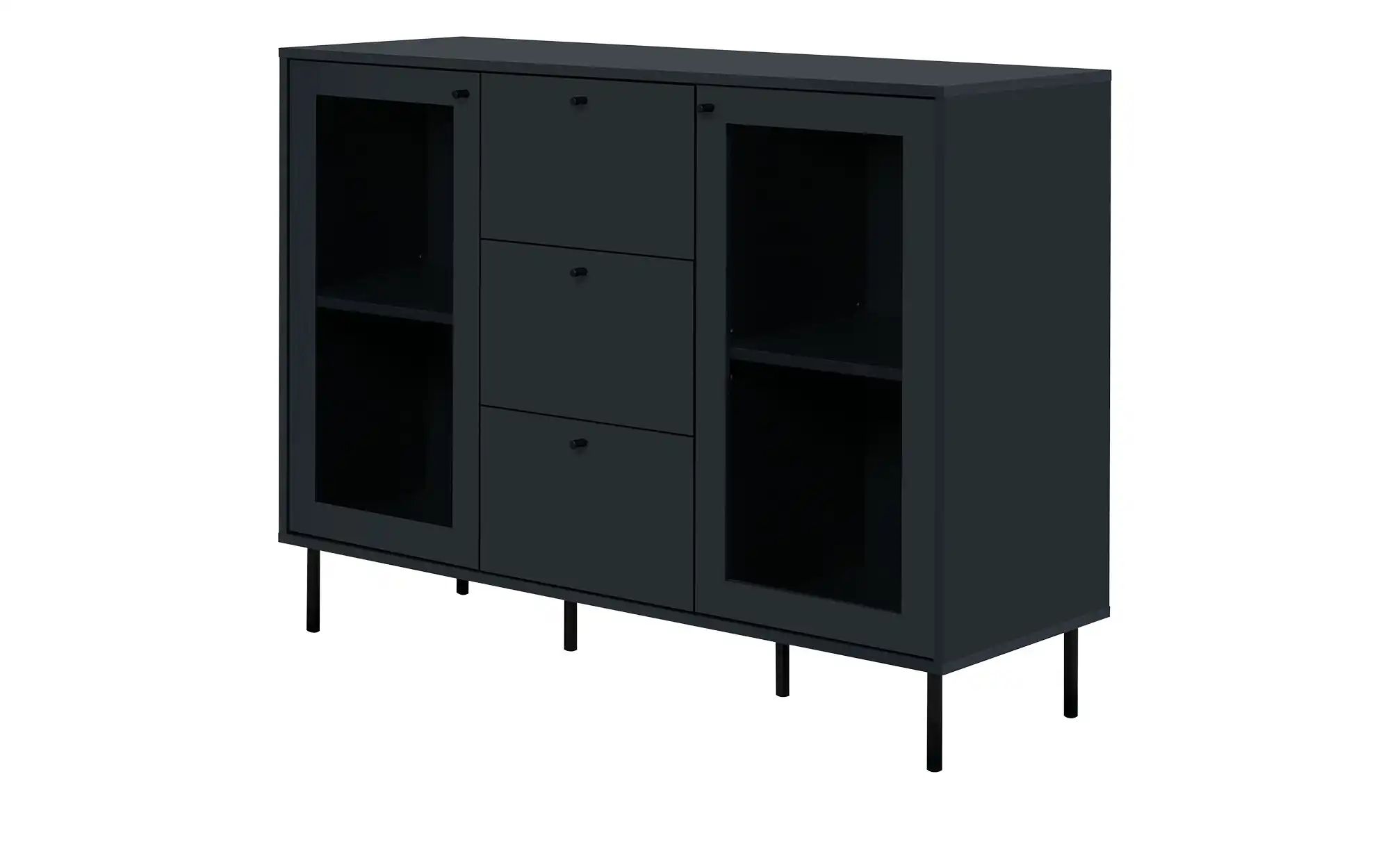 Sideboard  Caravino ¦ blau ¦ Maße (cm): B: 120 H: 90 T: 40.0 Kommoden & Sid günstig online kaufen