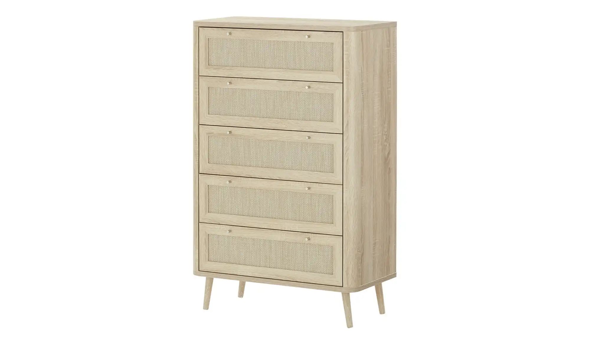 Roomers Kommode  Rafia Premium ¦ holzfarben ¦ Maße (cm): B: 81 H: 126 T: 40 günstig online kaufen