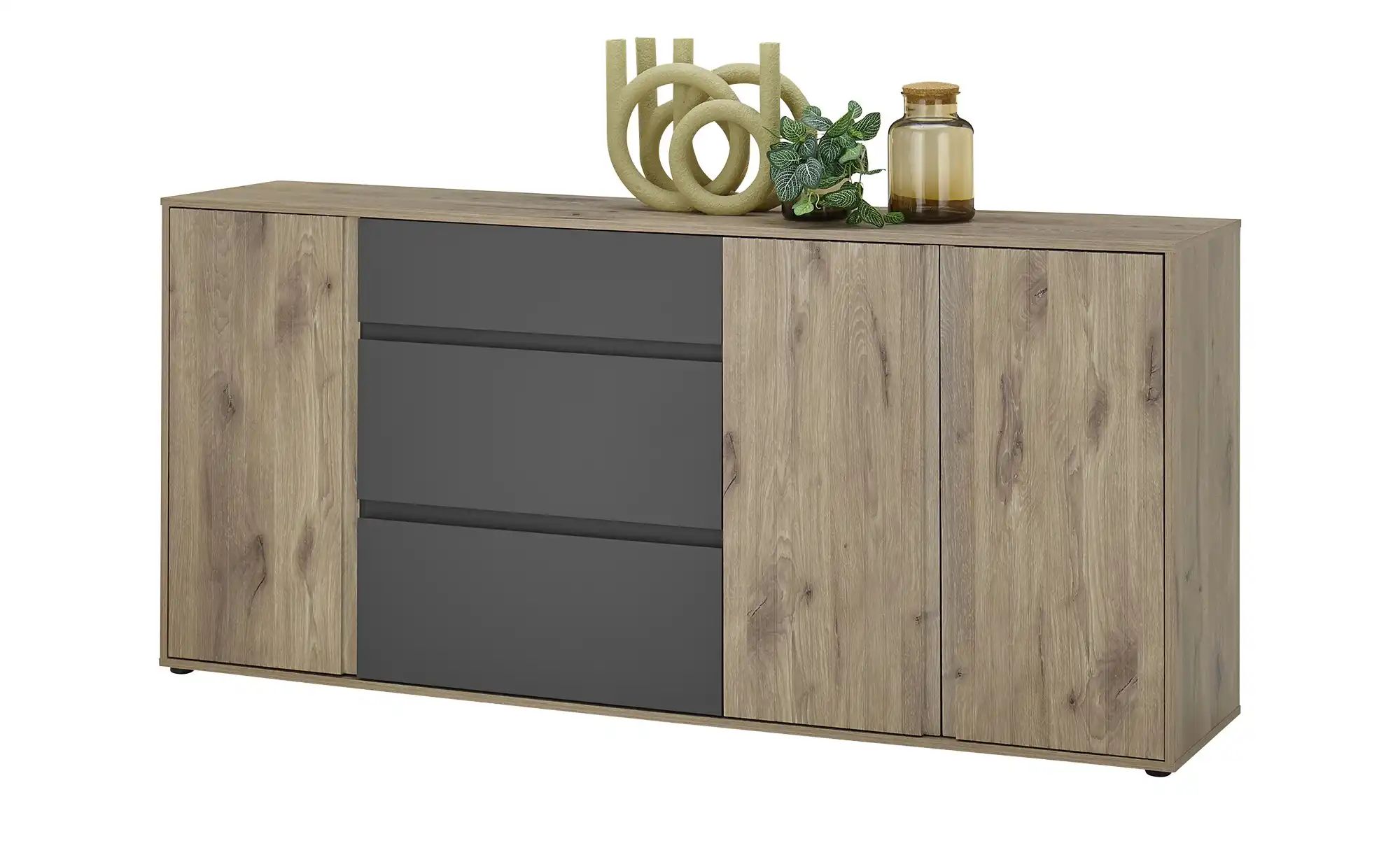 Sideboard  Novaledo ¦ holzfarben ¦ Maße (cm): B: 186 H: 85 T: 42 Kommoden & günstig online kaufen