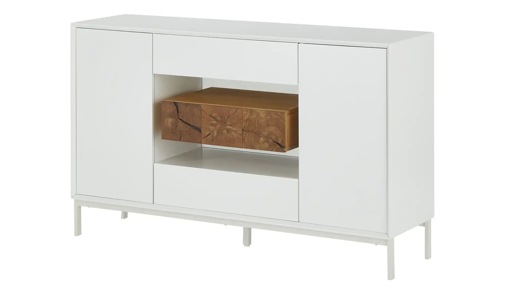 Sideboard  Schiava ¦ weiß ¦ Maße (cm): B: 140 H: 85 T: 40 Kommoden & Sidebo günstig online kaufen