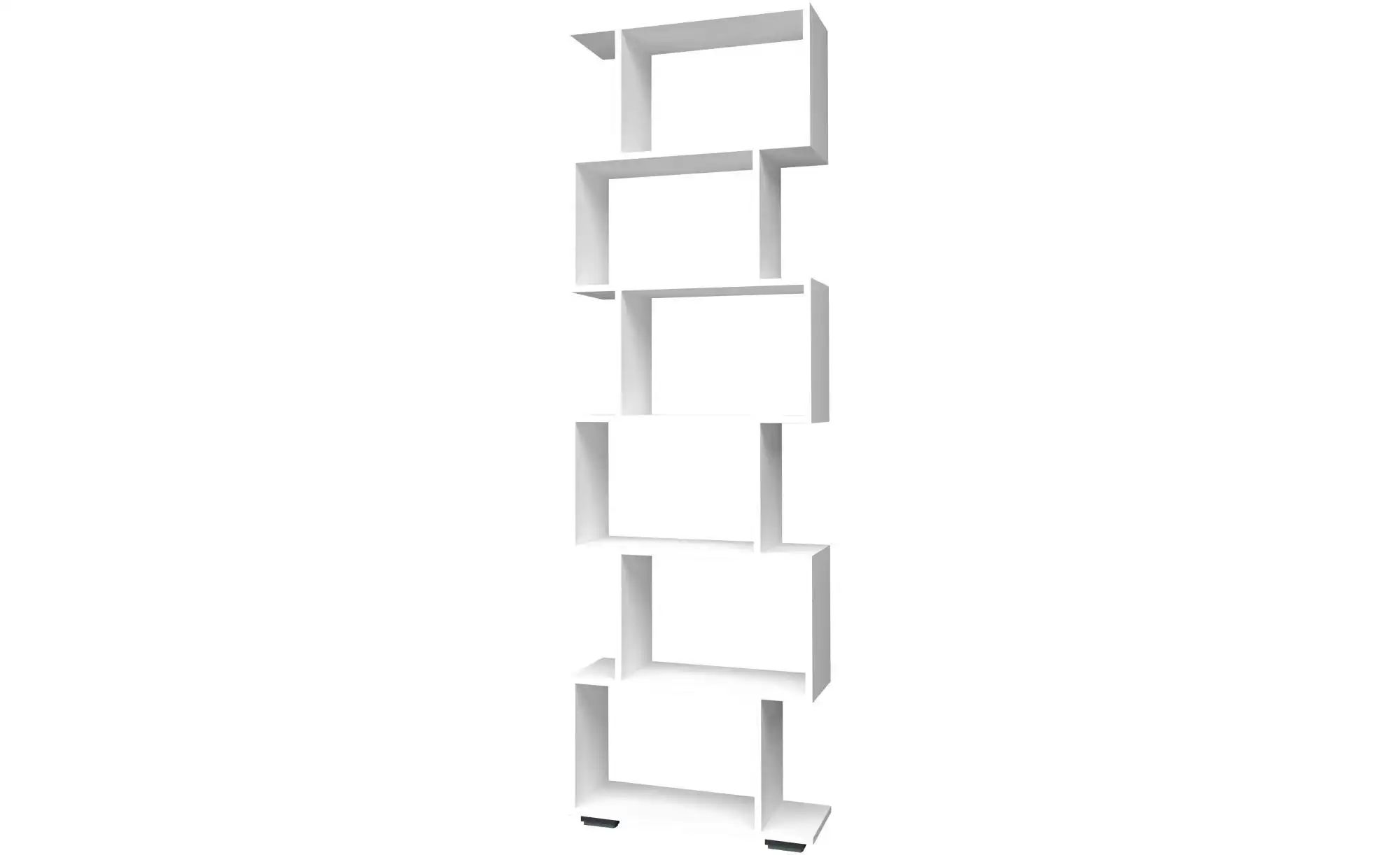 Standregal  Palusa ¦ weiß ¦ Maße (cm): B: 60 H: 196,1 Regale > Standregale günstig online kaufen