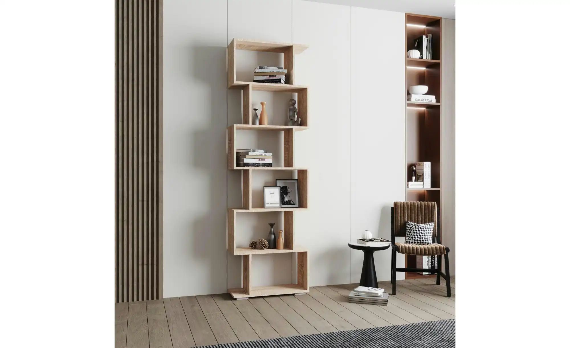 Standregal  Palusa ¦ holzfarben ¦ Maße (cm): B: 60 H: 196,1 Regale > Standr günstig online kaufen