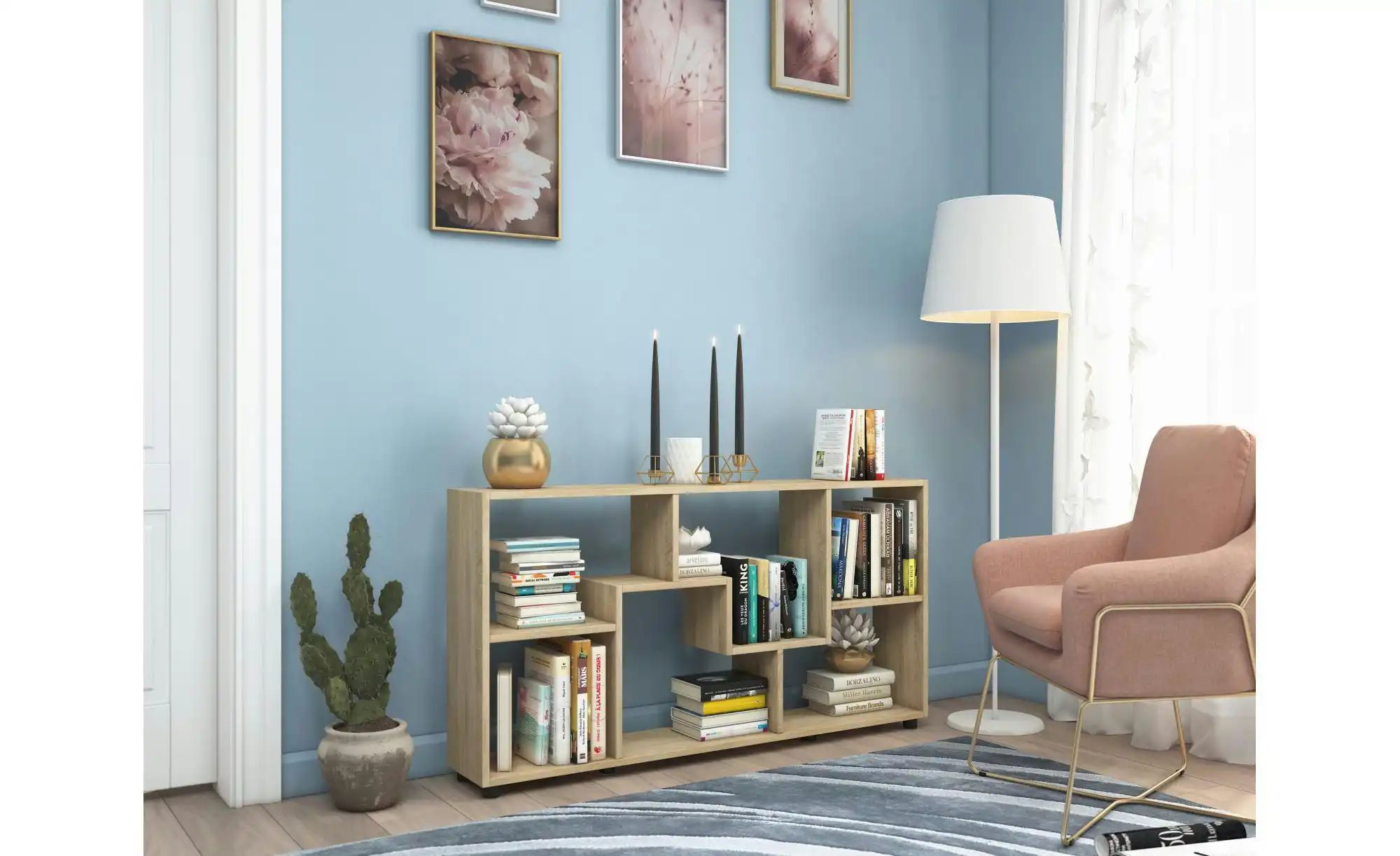 Standregal  Pintal ¦ holzfarben ¦ Maße (cm): B: 117 H: 62 T: 20.0 Regale > günstig online kaufen