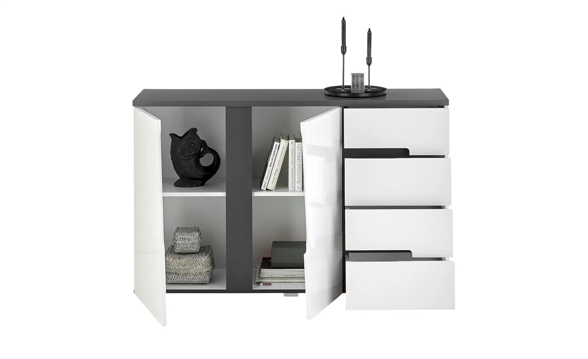 Sideboard  Briano ¦ weiß ¦ Maße (cm): B: 132 H: 83 T: 38.0 Kommoden & Sideb günstig online kaufen