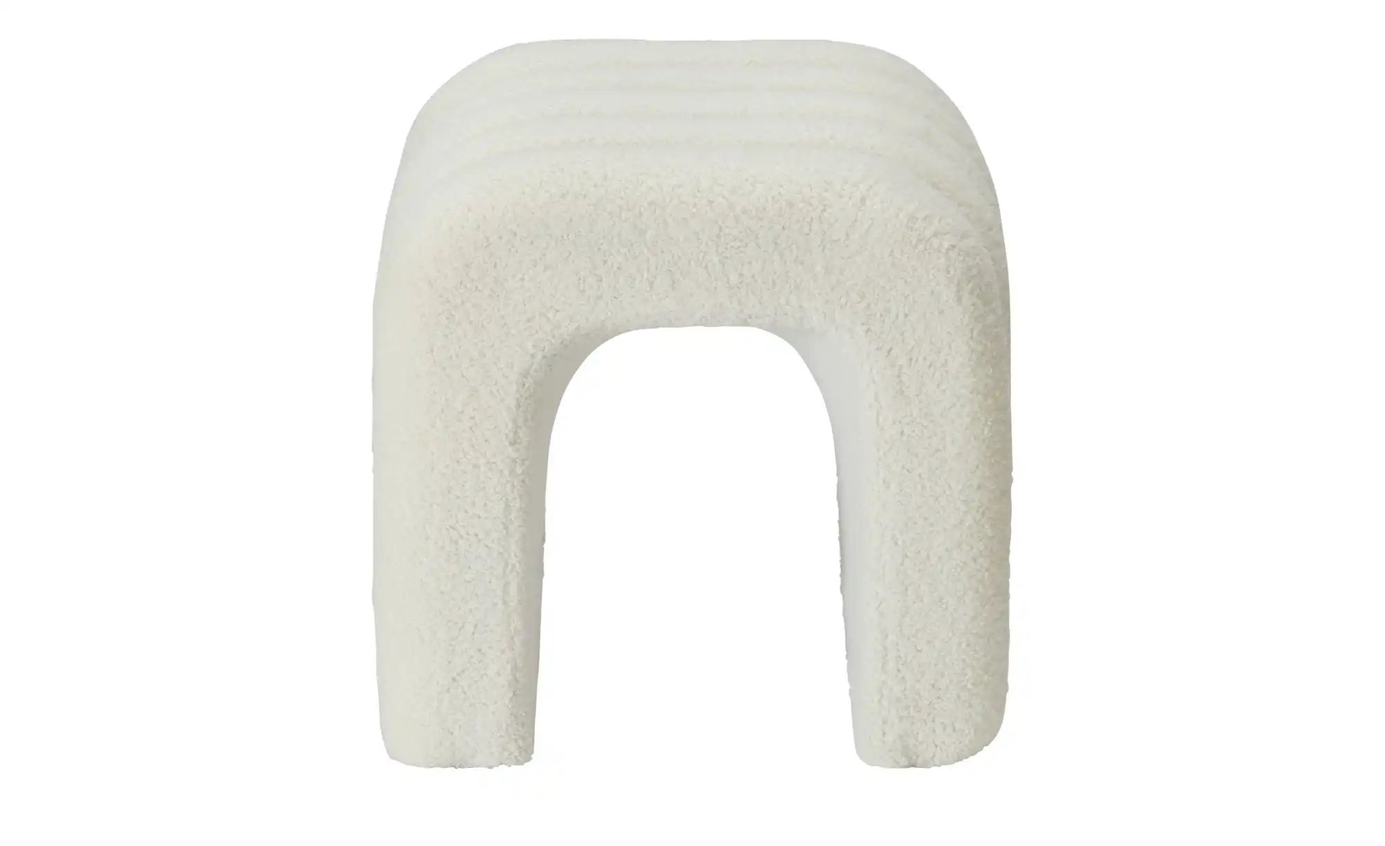 Polsterhocker  Teddy ¦ weiß ¦ Maße (cm): B: 41 H: 42 T: 35.0 Polstermöbel > günstig online kaufen