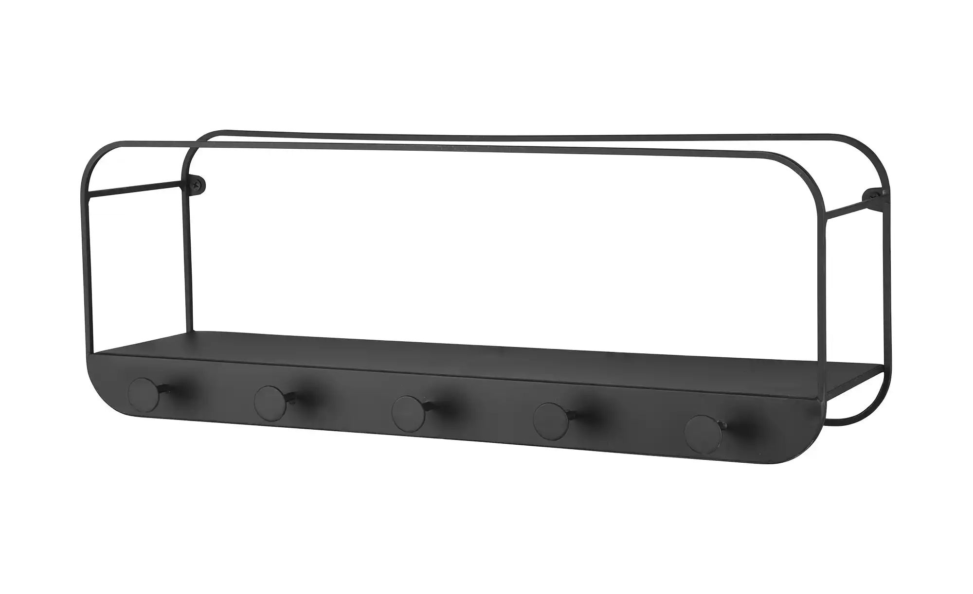 Wandregal  Mileo ¦ schwarz ¦ Maße (cm): B: 51 H: 18 T: 15.0 Regale > Wandre günstig online kaufen