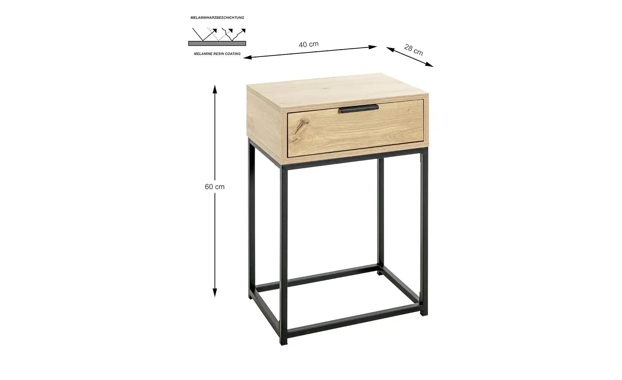 Thumbnail - Konsole  Haiger ¦ holzfarben ¦ Maße (cm): B: 40 H: 60 T: 28.0 Tische > Konsolentische - Höffner